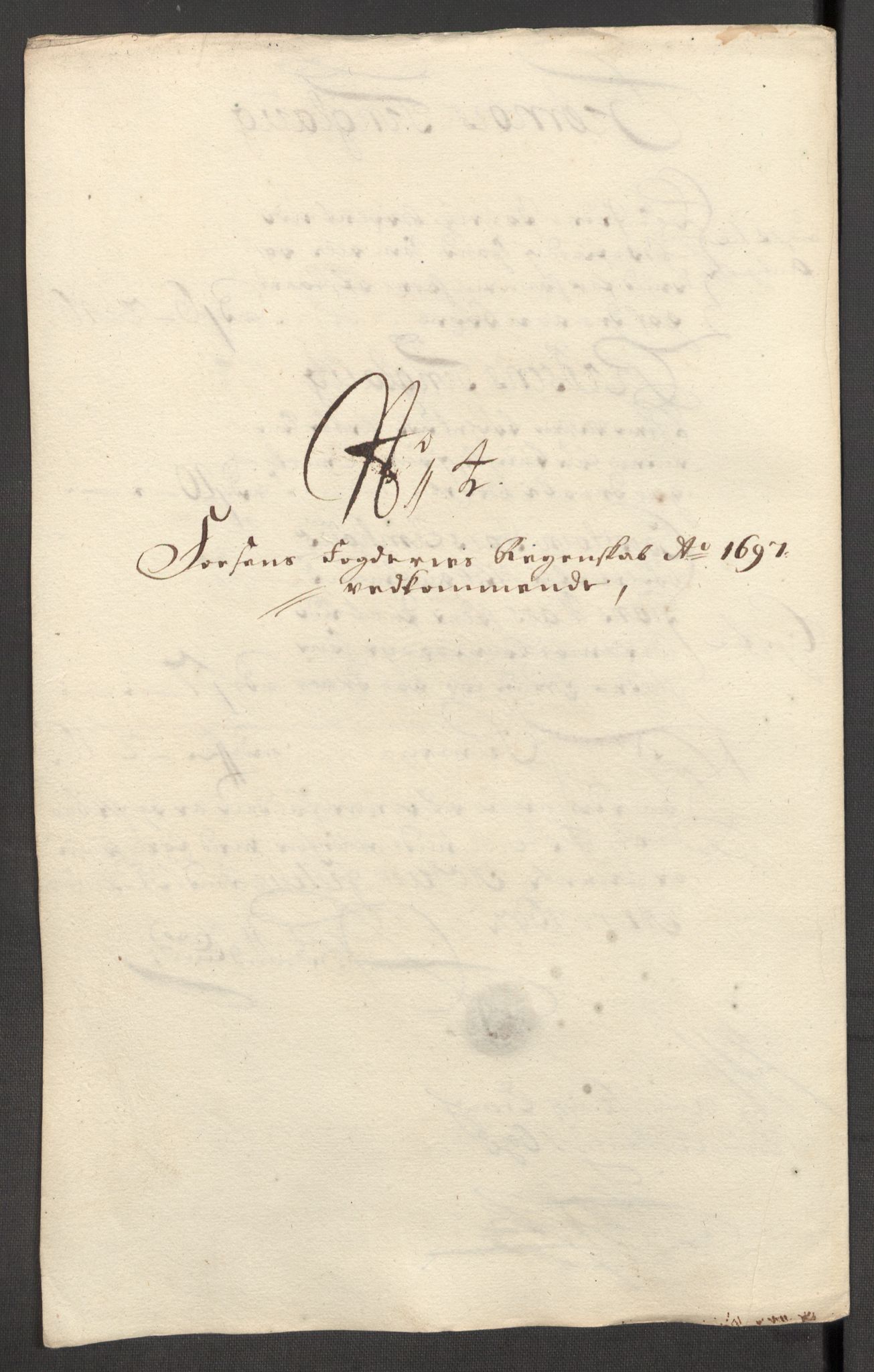 Rentekammeret inntil 1814, Reviderte regnskaper, Fogderegnskap, RA/EA-4092/R57/L3852: Fogderegnskap Fosen, 1697, p. 42