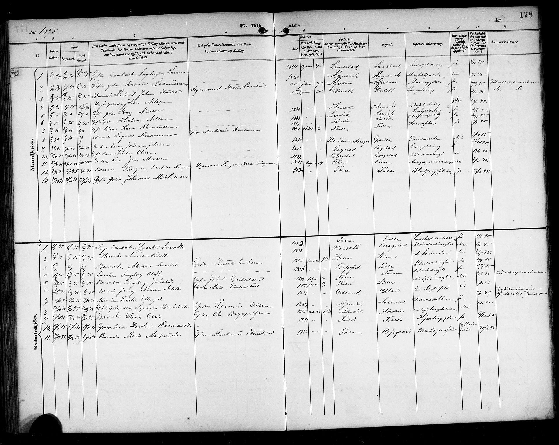 Alversund Sokneprestembete, AV/SAB-A-73901/H/Ha/Hab: Parish register (copy) no. C 4, 1894-1924, p. 178