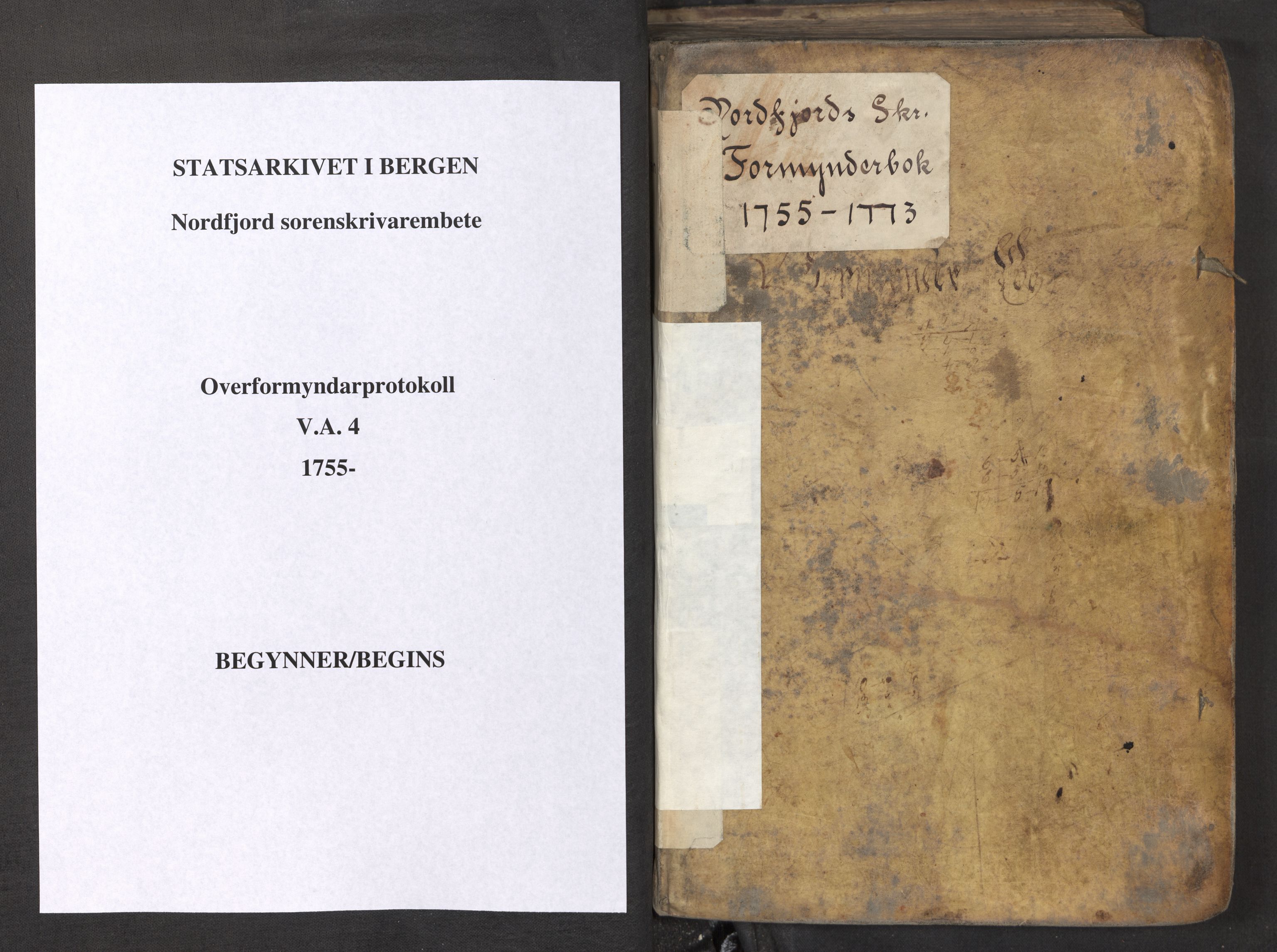 Nordfjord sorenskriveri, AV/SAB-A-2801/1/05/05a/L0004: Overformyndarprotokollar, 1755-1773