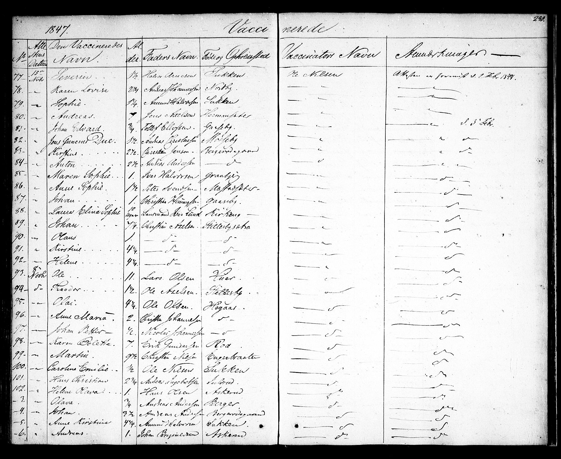 Rødenes prestekontor Kirkebøker, SAO/A-2005/F/Fa/L0005: Parish register (official) no. I 5, 1838-1849, p. 230