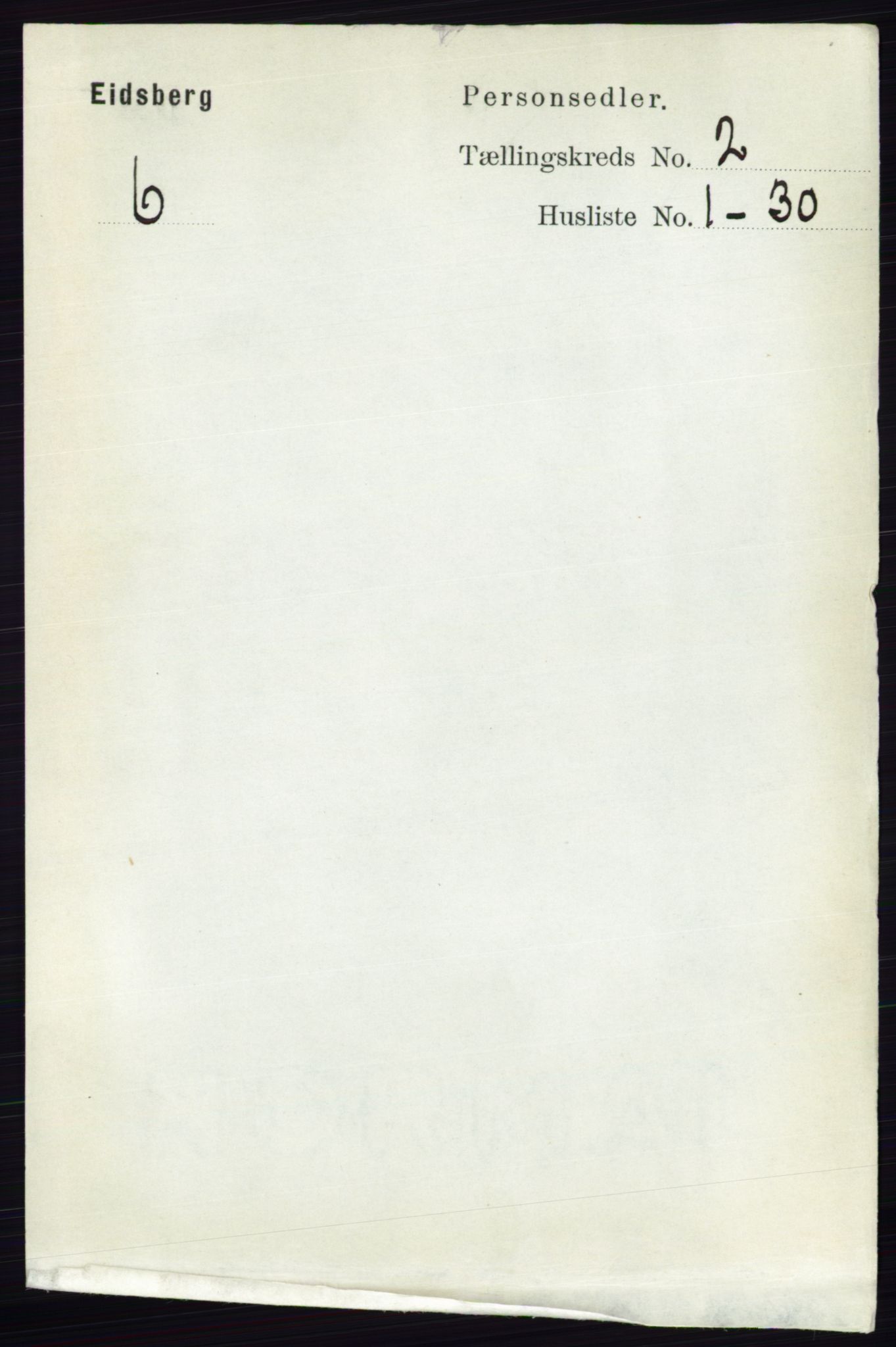 RA, 1891 census for 0125 Eidsberg, 1891, p. 837