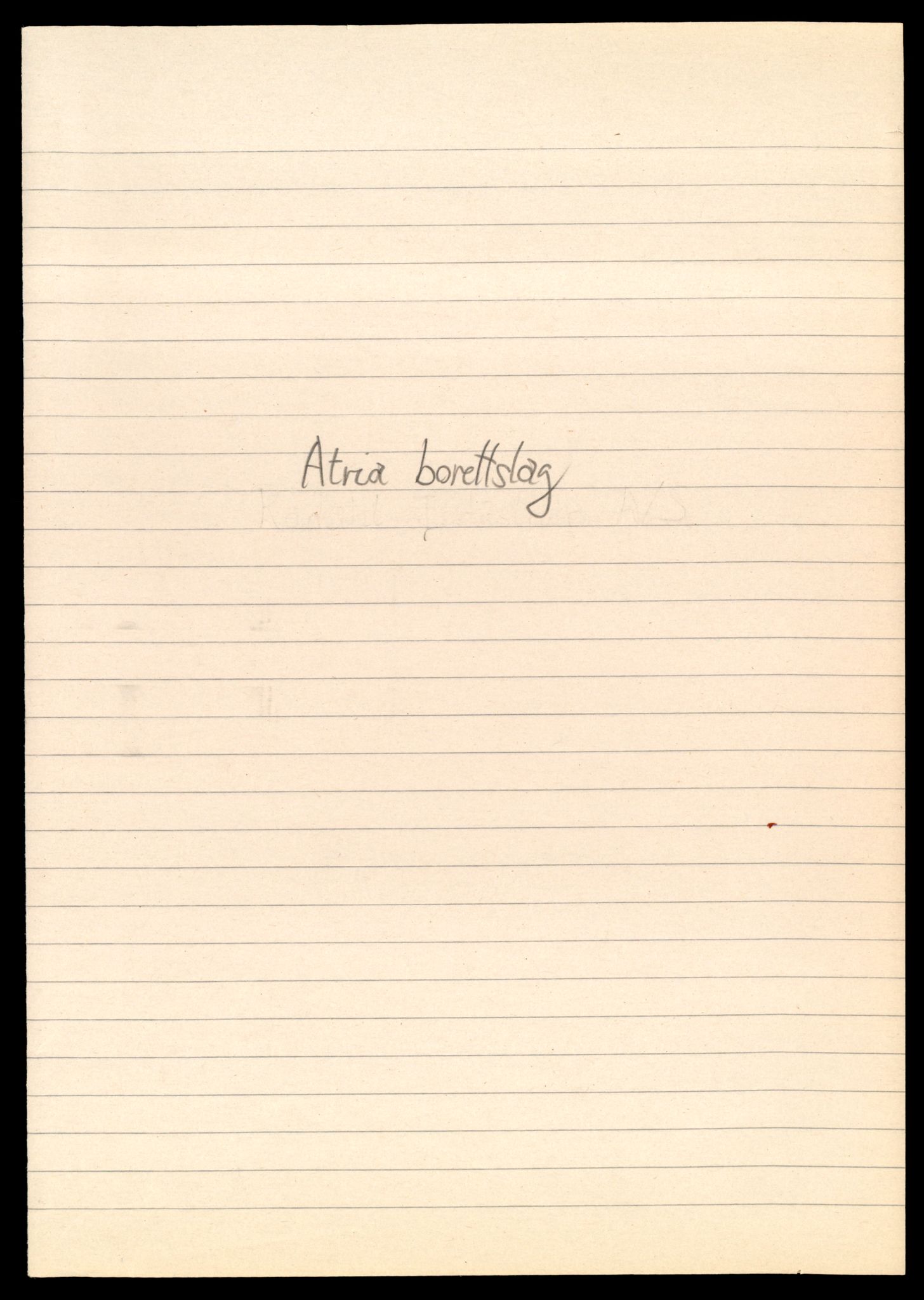 Indre Follo tingrett, AV/SAT-A-10086/K/Kb/Kba/L0027: Andelslag, A - Fl, 1944-1990, p. 1