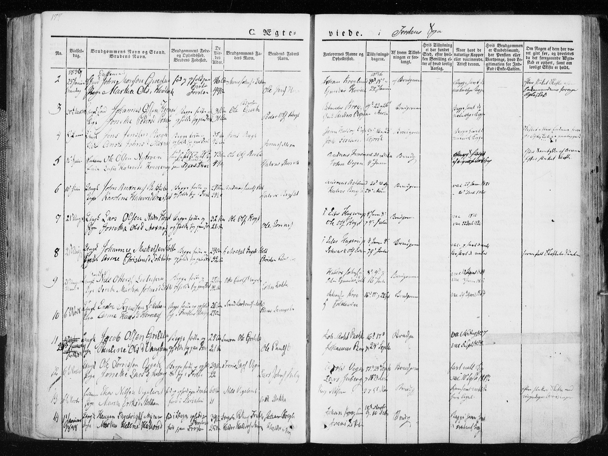 Ministerialprotokoller, klokkerbøker og fødselsregistre - Nord-Trøndelag, SAT/A-1458/713/L0114: Parish register (official) no. 713A05, 1827-1839, p. 177