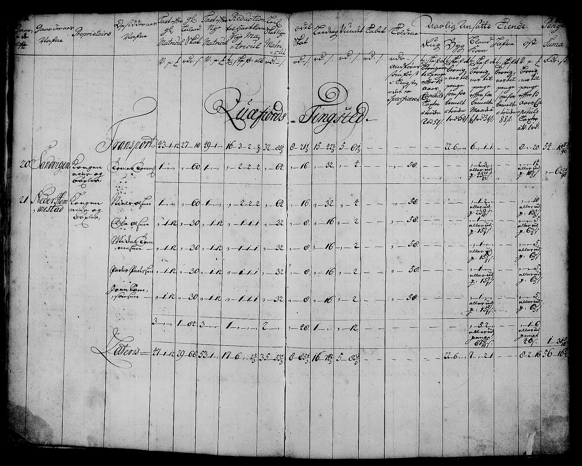 Rentekammeret inntil 1814, Realistisk ordnet avdeling, AV/RA-EA-4070/N/Nb/Nbf/L0179: Senja matrikkelprotokoll, 1723, p. 11