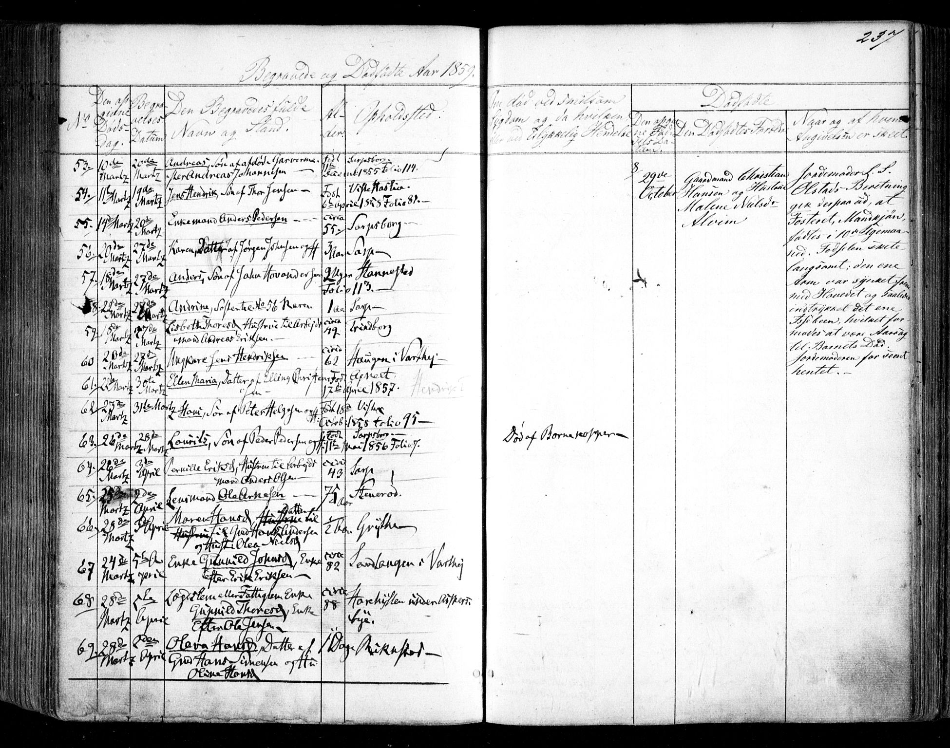 Tune prestekontor Kirkebøker, AV/SAO-A-2007/F/Fa/L0012: Parish register (official) no. 12, 1856-1859, p. 237