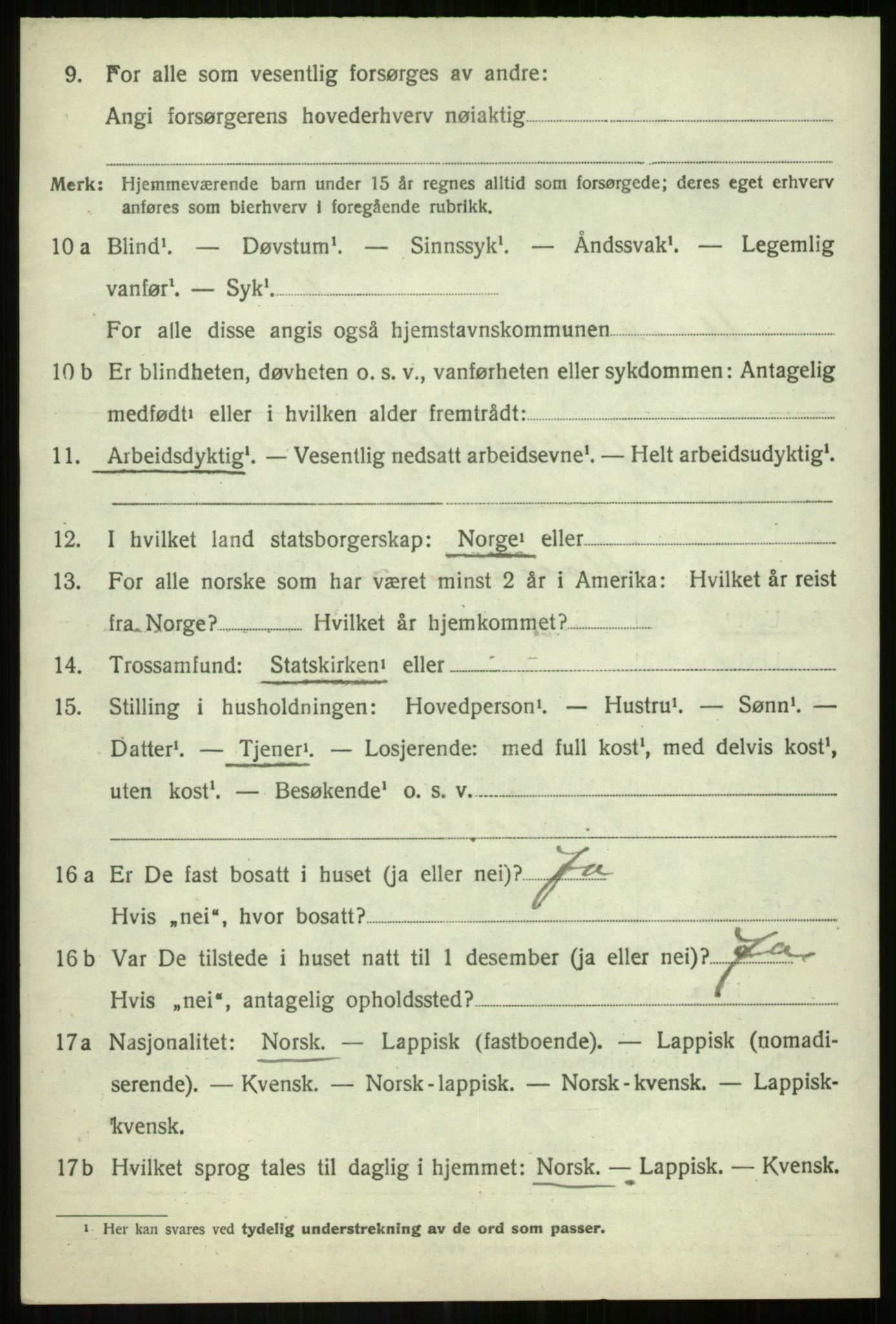 SATØ, 1920 census for Målselv, 1920, p. 3604