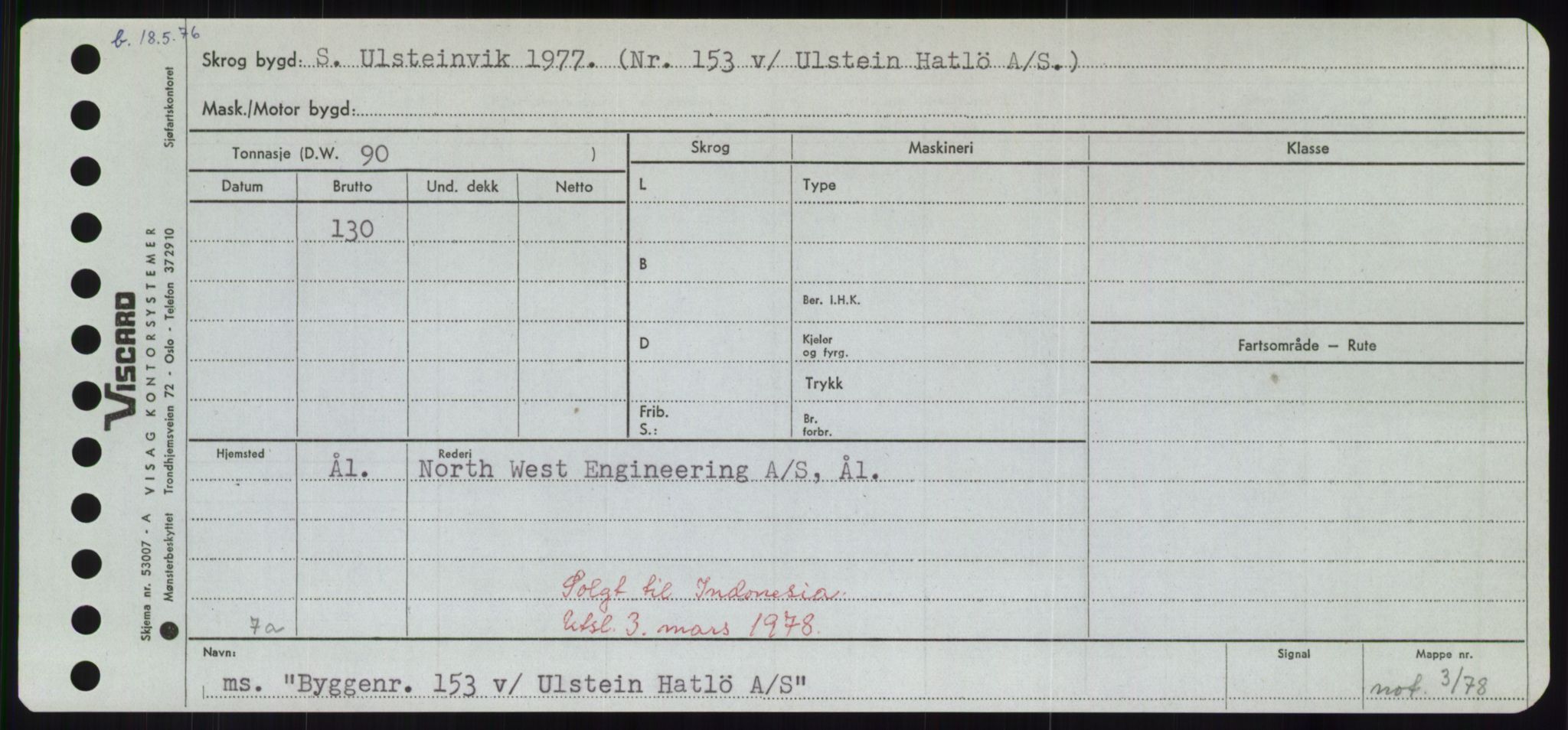 Sjøfartsdirektoratet med forløpere, Skipsmålingen, AV/RA-S-1627/H/Hd/L0006: Fartøy, Byg-Båt, p. 741