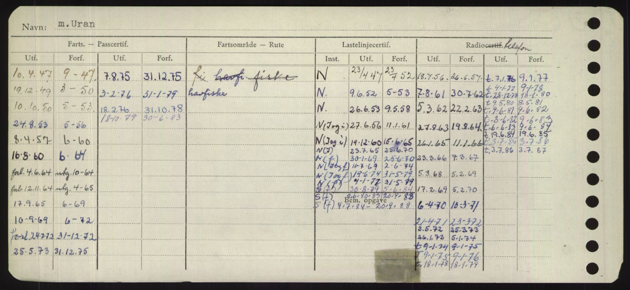 Sjøfartsdirektoratet med forløpere, Skipsmålingen, AV/RA-S-1627/H/Hd/L0040: Fartøy, U-Ve, p. 116