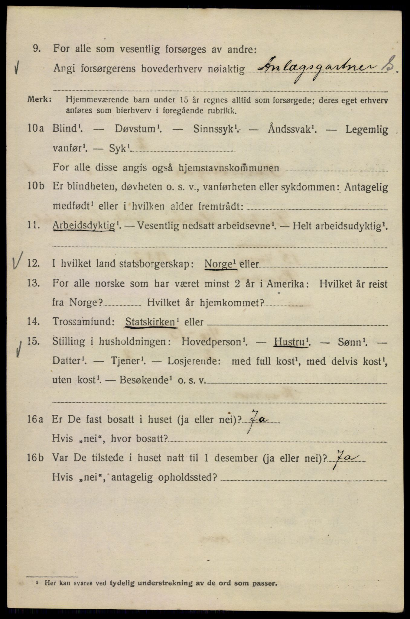 SAO, 1920 census for Kristiania, 1920, p. 330000