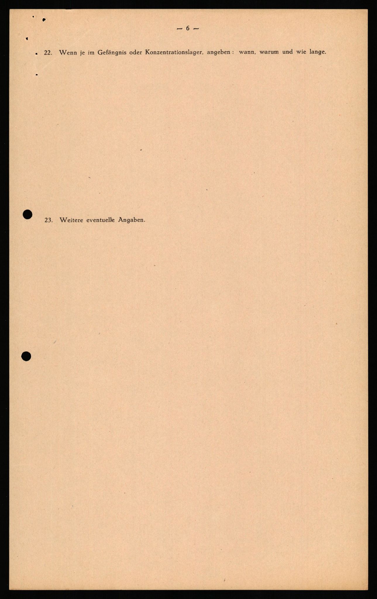 Forsvaret, Forsvarets overkommando II, RA/RAFA-3915/D/Db/L0029: CI Questionaires. Tyske okkupasjonsstyrker i Norge. Tyskere., 1945-1946, p. 184