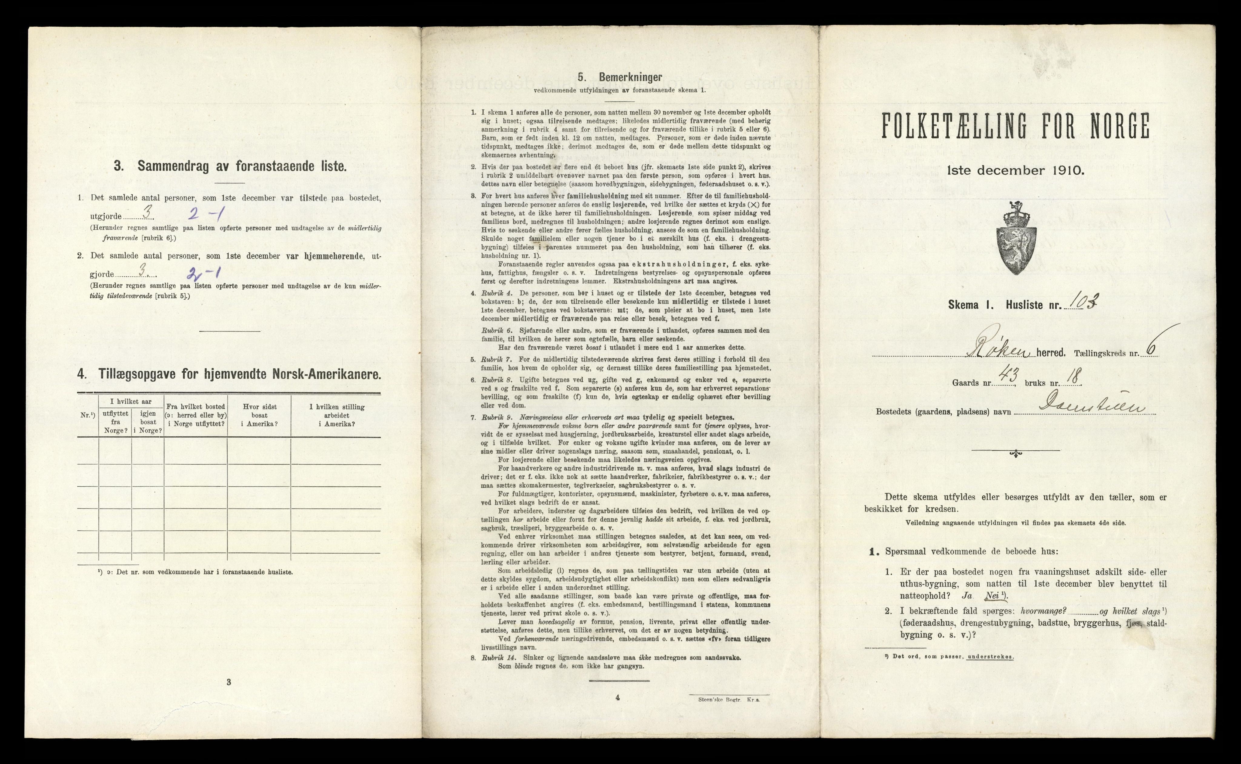 RA, 1910 census for Røyken, 1910, p. 1159