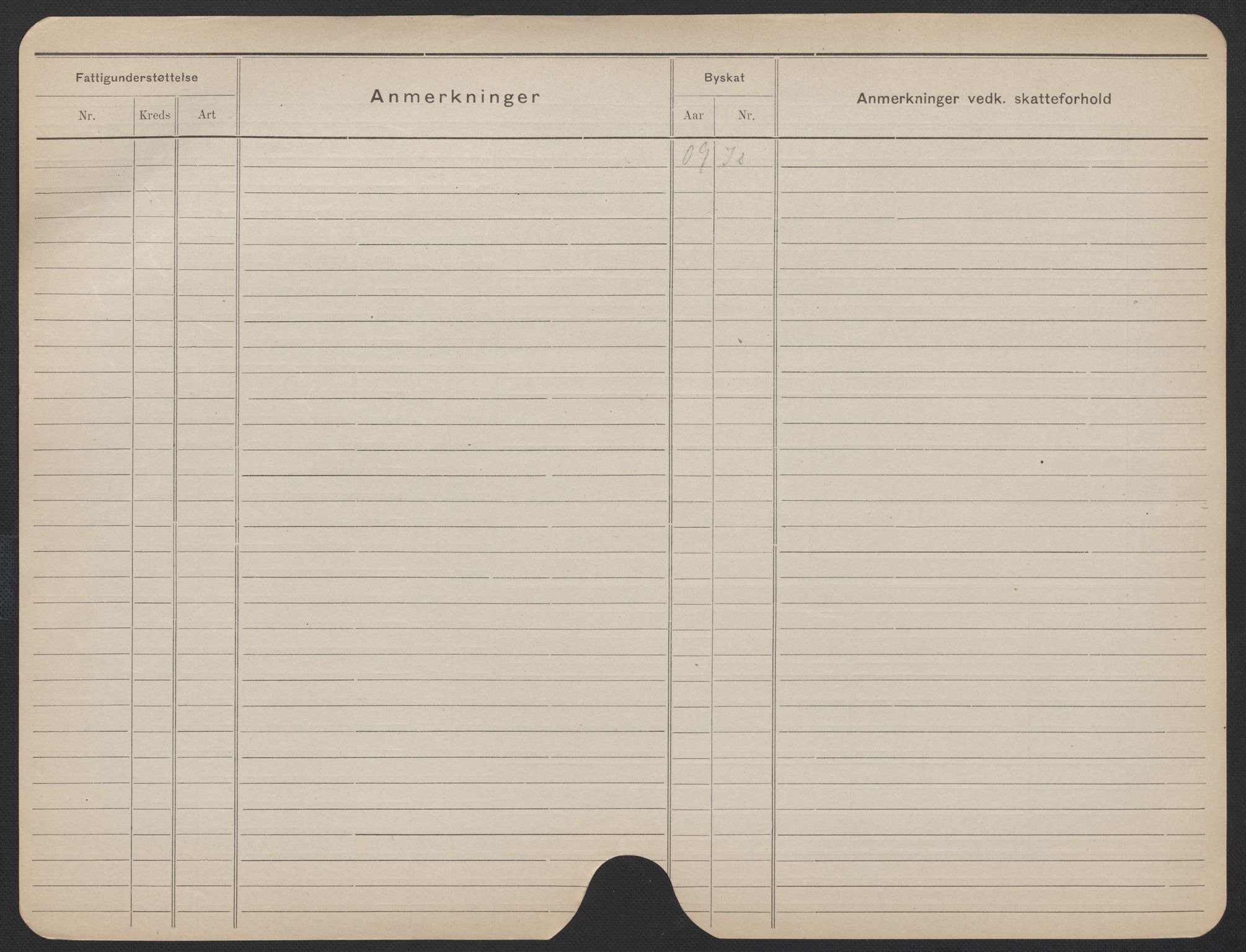 Oslo folkeregister, Registerkort, SAO/A-11715/F/Fa/Fac/L0013: Kvinner, 1906-1914, p. 1169b