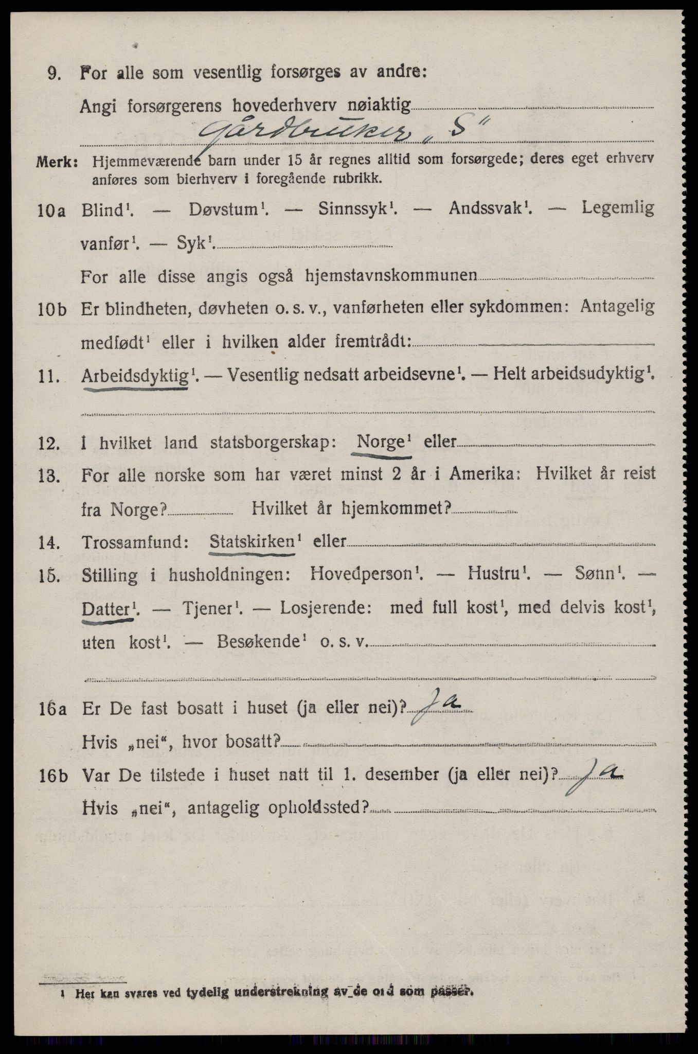 SAST, 1920 census for Rennesøy, 1920, p. 1943