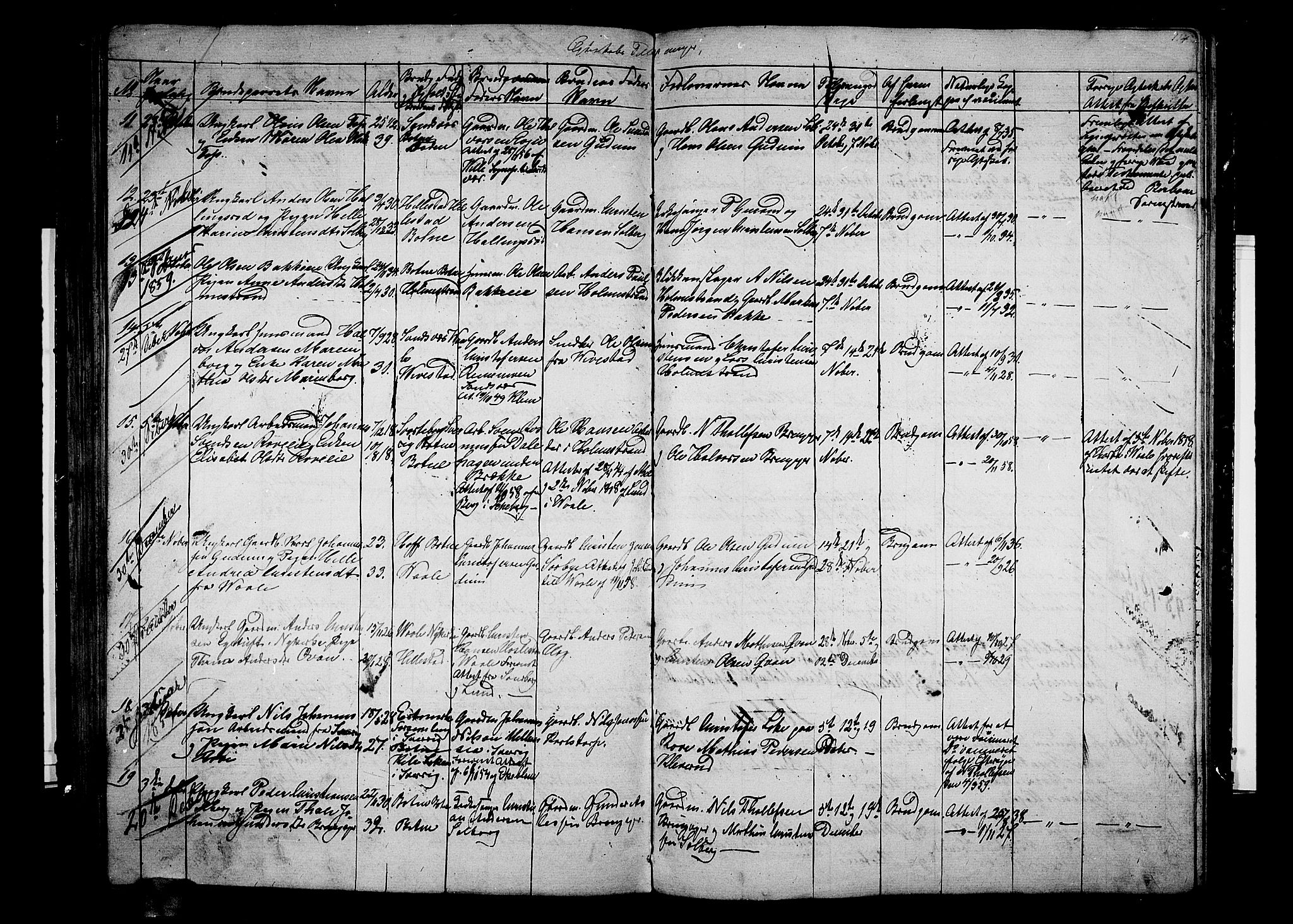 Botne kirkebøker, AV/SAKO-A-340/G/Ga/L0001: Parish register (copy) no. I 1, 1854-1867, p. 114