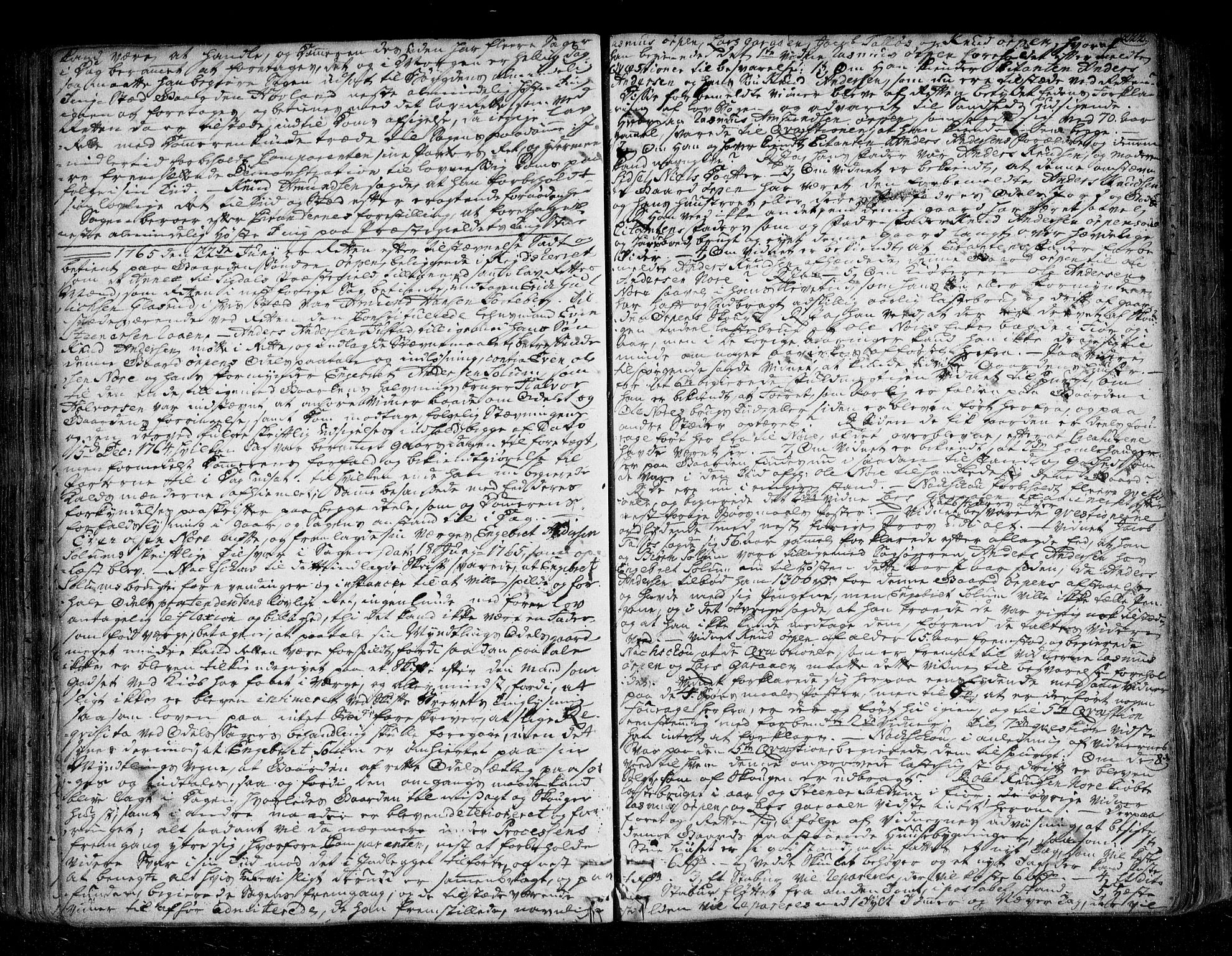 Eiker, Modum og Sigdal sorenskriveri, SAKO/A-123/F/Fa/Fac/L0007: Tingbok, 1762-1768, p. 222