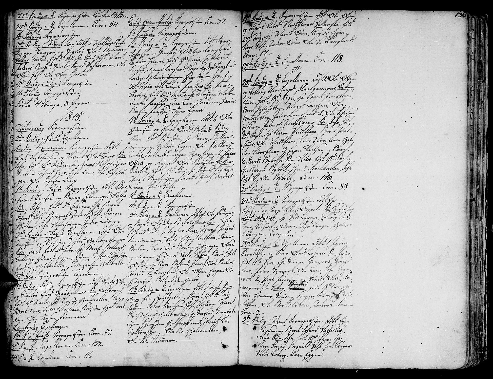 Ministerialprotokoller, klokkerbøker og fødselsregistre - Sør-Trøndelag, AV/SAT-A-1456/691/L1062: Parish register (official) no. 691A02 /2, 1768-1815, p. 136