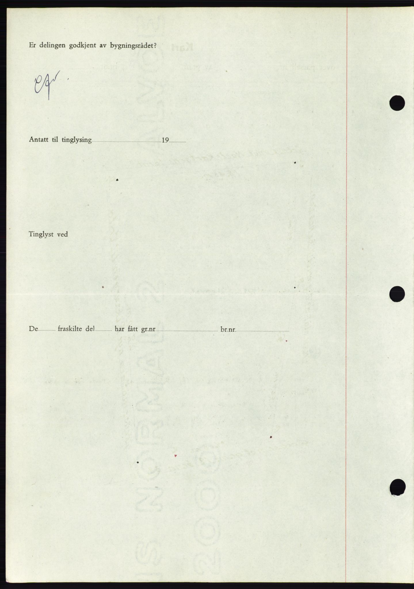 Søre Sunnmøre sorenskriveri, AV/SAT-A-4122/1/2/2C/L0078: Mortgage book no. 4A, 1946-1946, Diary no: : 411/1946