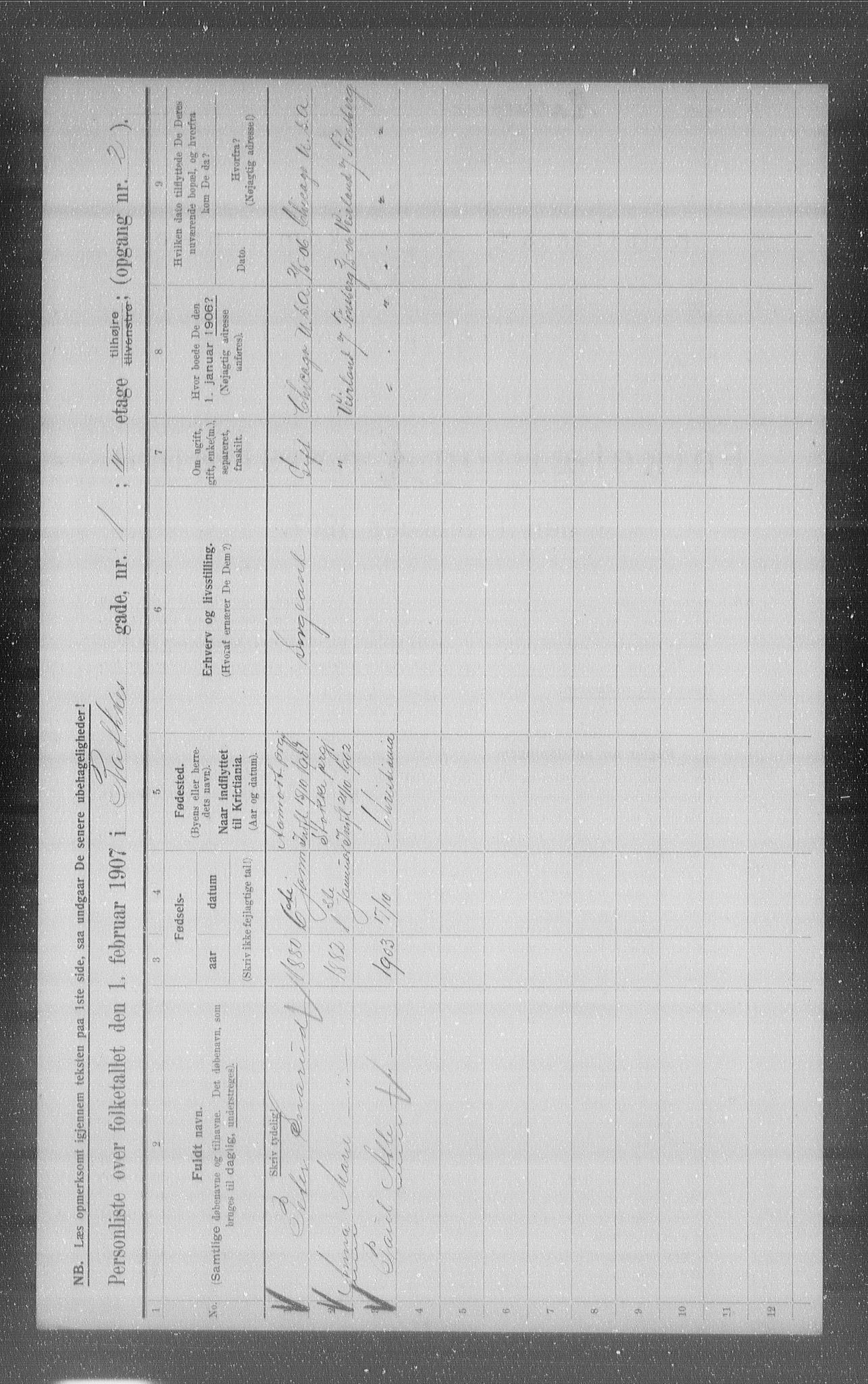 OBA, Municipal Census 1907 for Kristiania, 1907, p. 41802