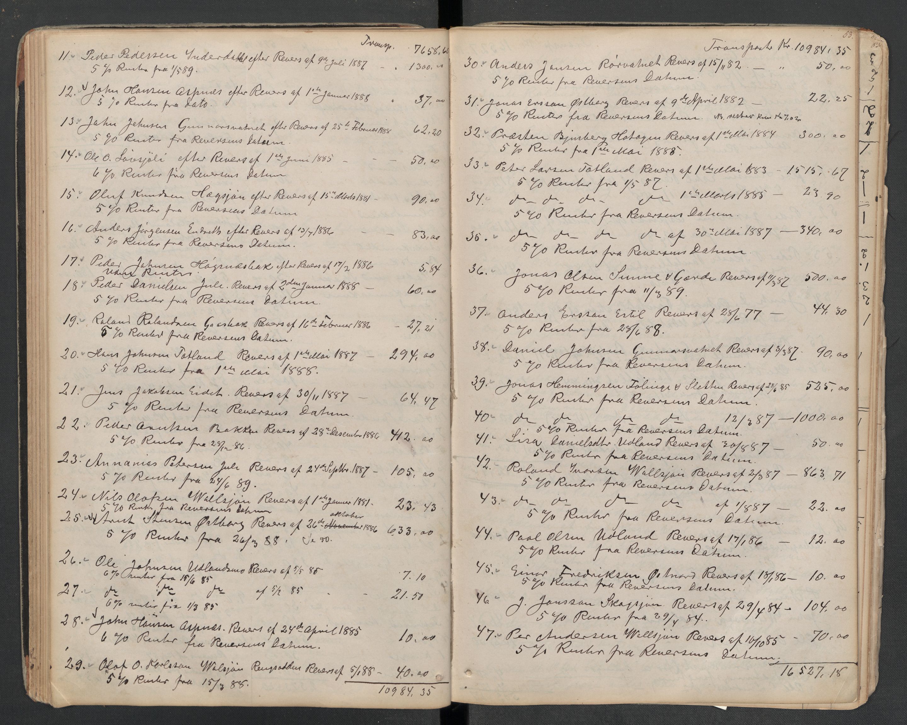 Lierne lensmannskontor - 1. avlevering, AV/SAT-A-1030/02/L0014: Dødsfalls-/ registreringsprotokoll, 1872-1905, p. 53