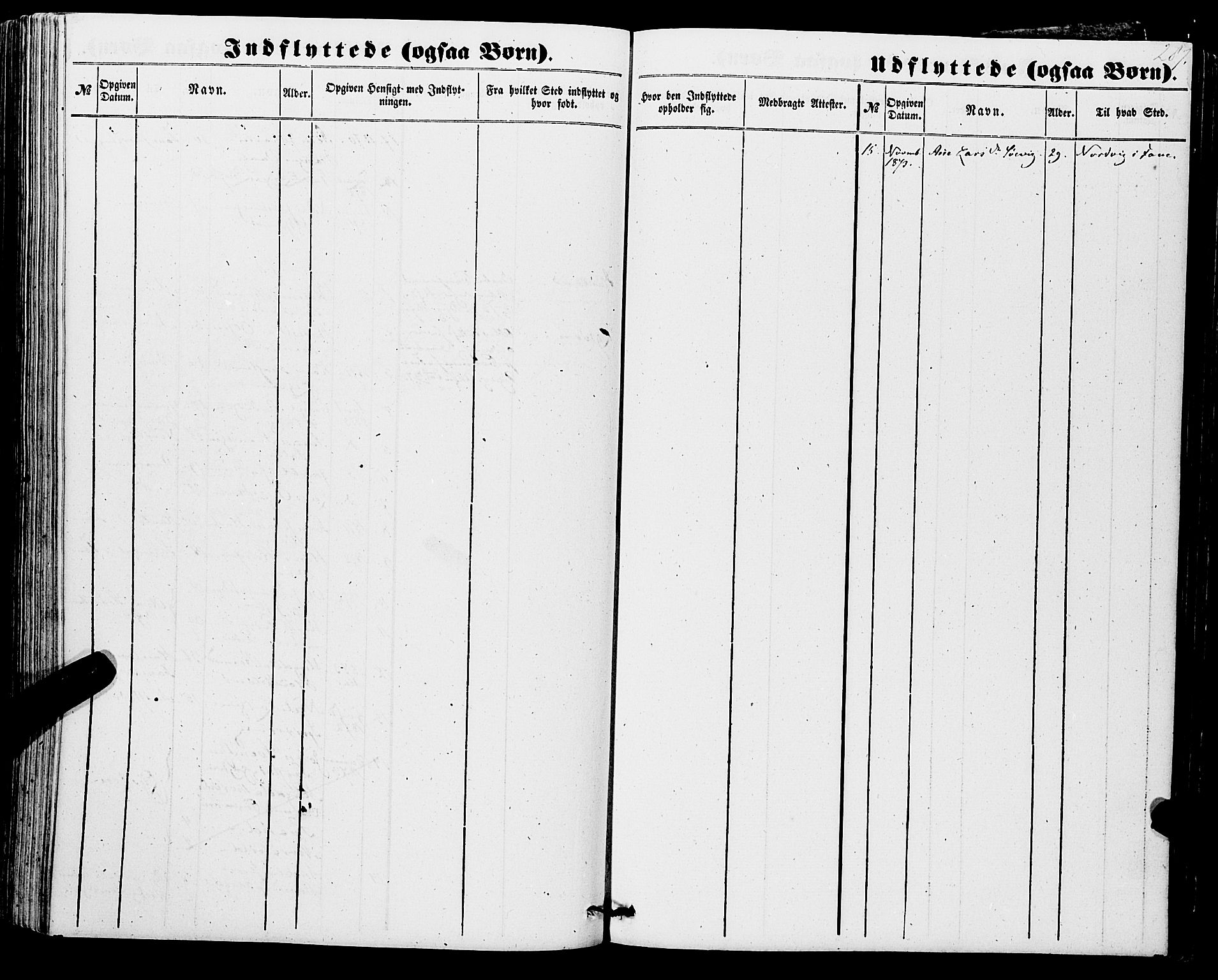 Os sokneprestembete, SAB/A-99929: Parish register (official) no. A 17, 1860-1873, p. 287