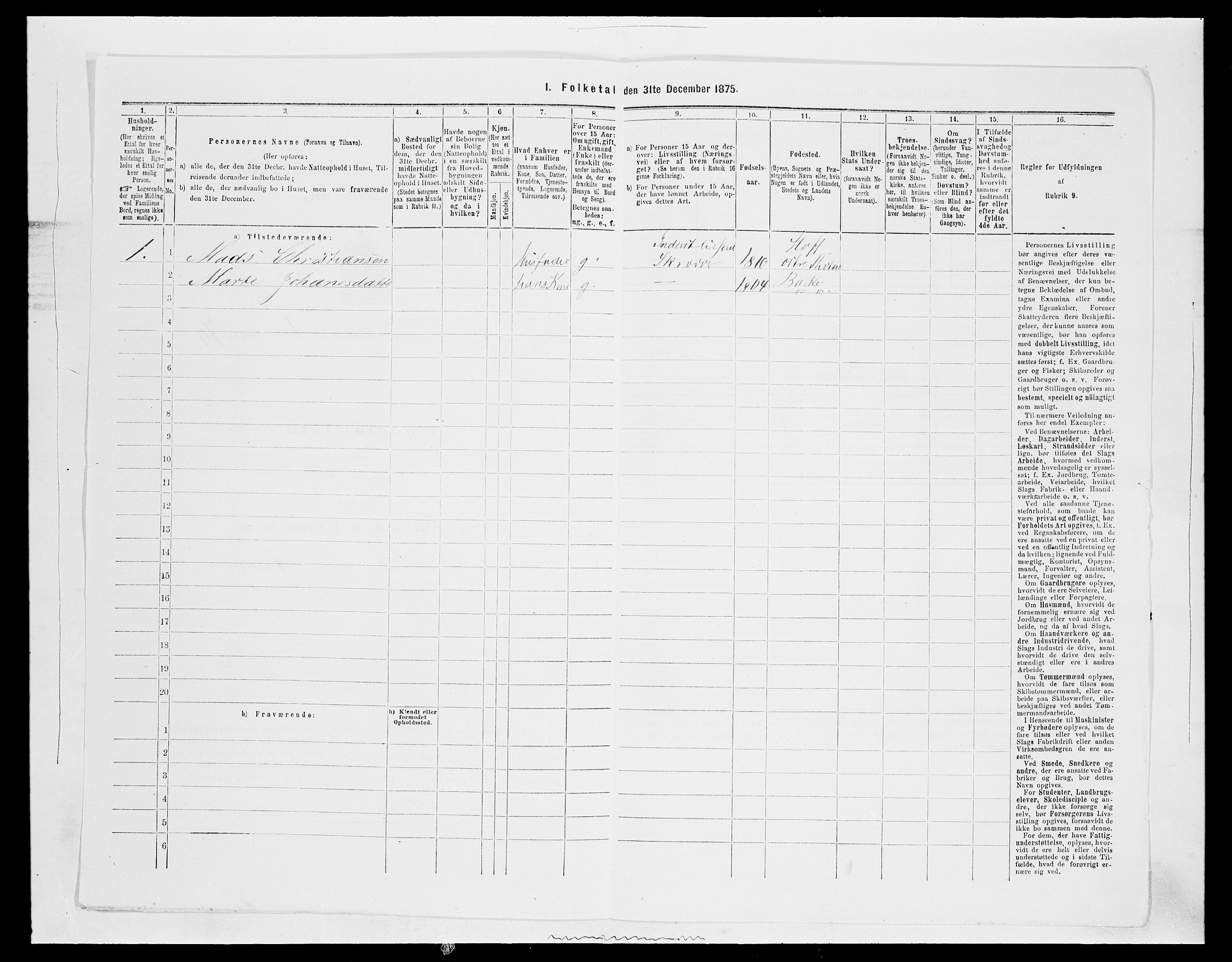 SAH, 1875 census for 0528P Østre Toten, 1875, p. 341