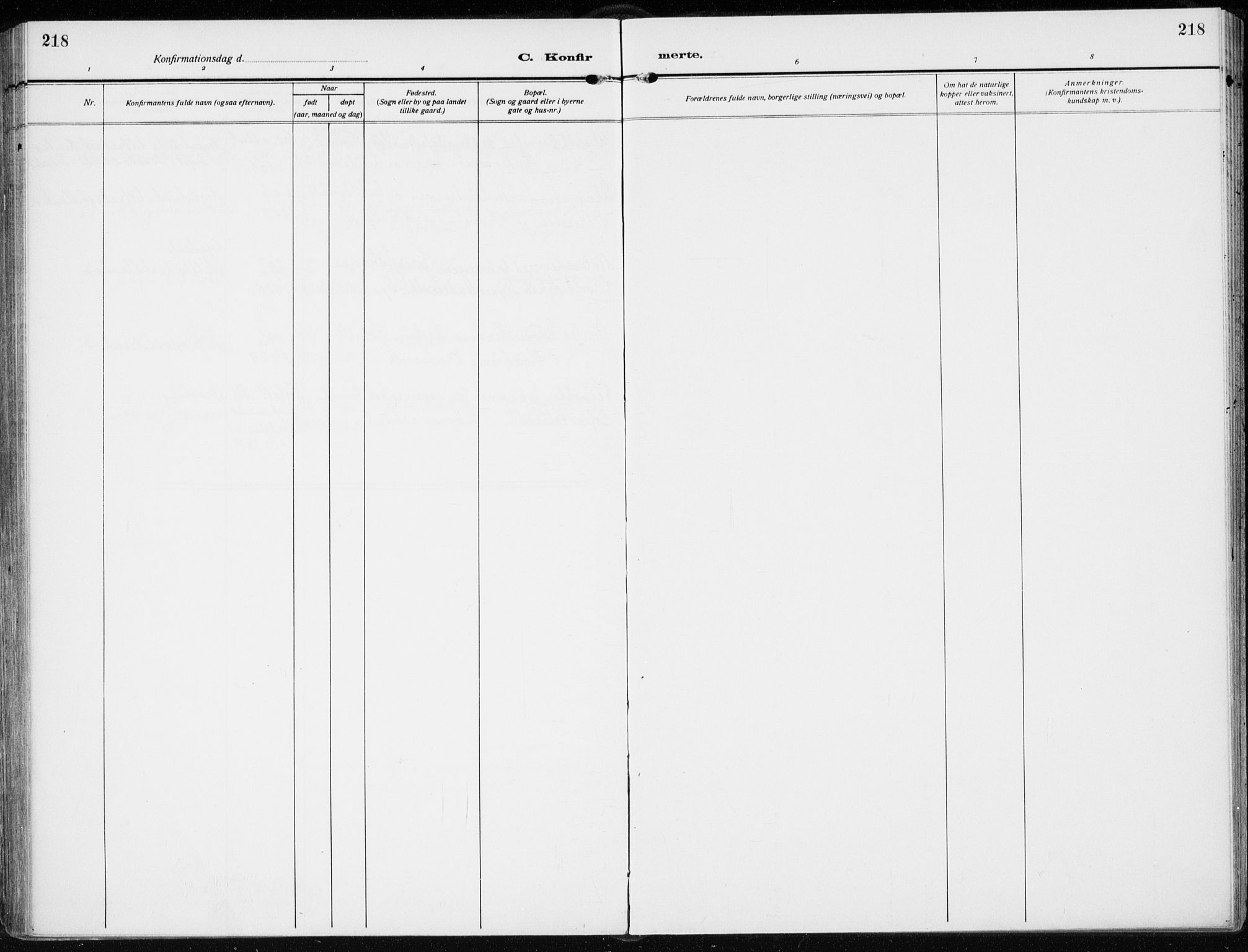 Stange prestekontor, AV/SAH-PREST-002/K/L0026: Parish register (official) no. 26, 1923-1937, p. 218