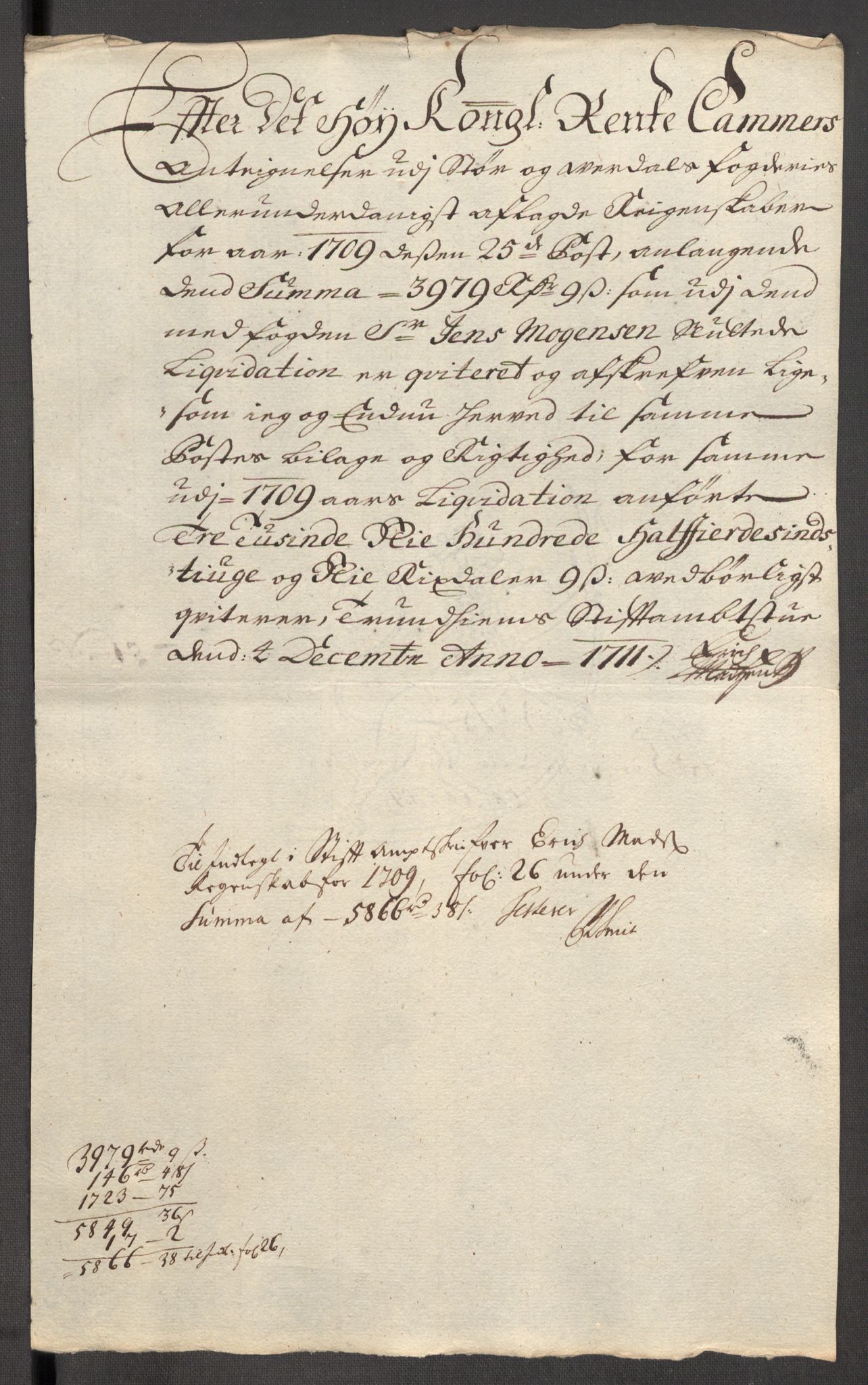 Rentekammeret inntil 1814, Reviderte regnskaper, Fogderegnskap, AV/RA-EA-4092/R62/L4199: Fogderegnskap Stjørdal og Verdal, 1709, p. 329