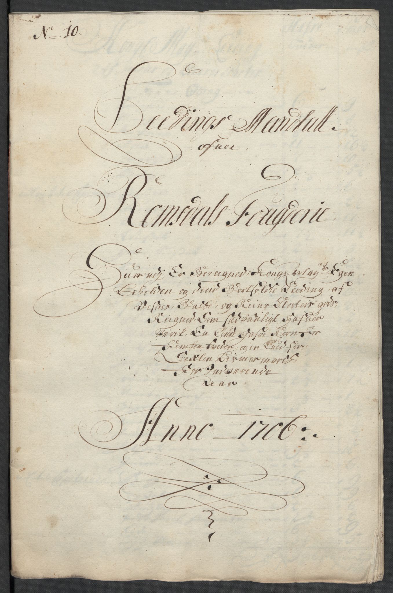 Rentekammeret inntil 1814, Reviderte regnskaper, Fogderegnskap, RA/EA-4092/R55/L3657: Fogderegnskap Romsdal, 1706, p. 107
