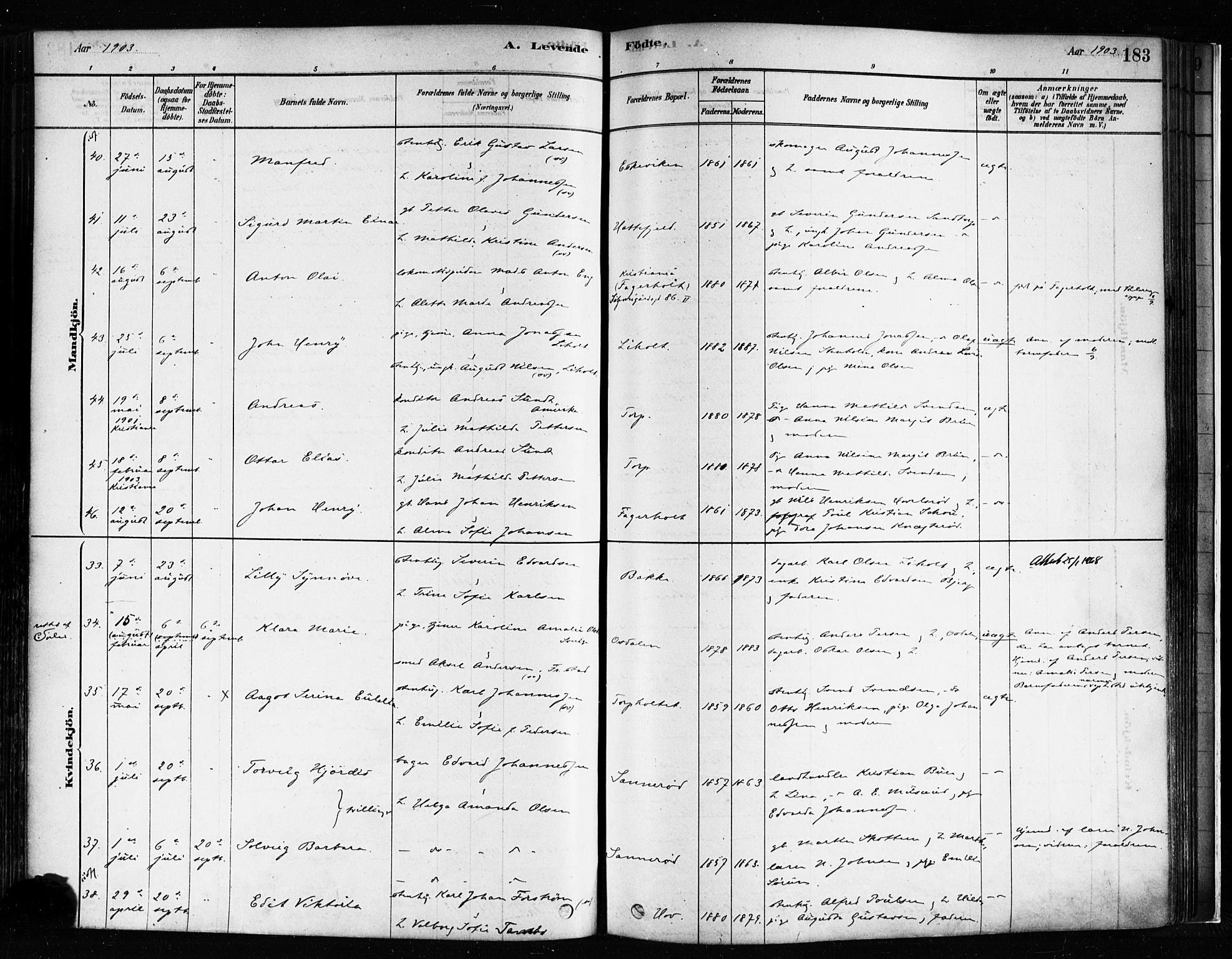 Idd prestekontor Kirkebøker, SAO/A-10911/F/Fc/L0006a: Parish register (official) no. III 6A, 1878-1903, p. 183