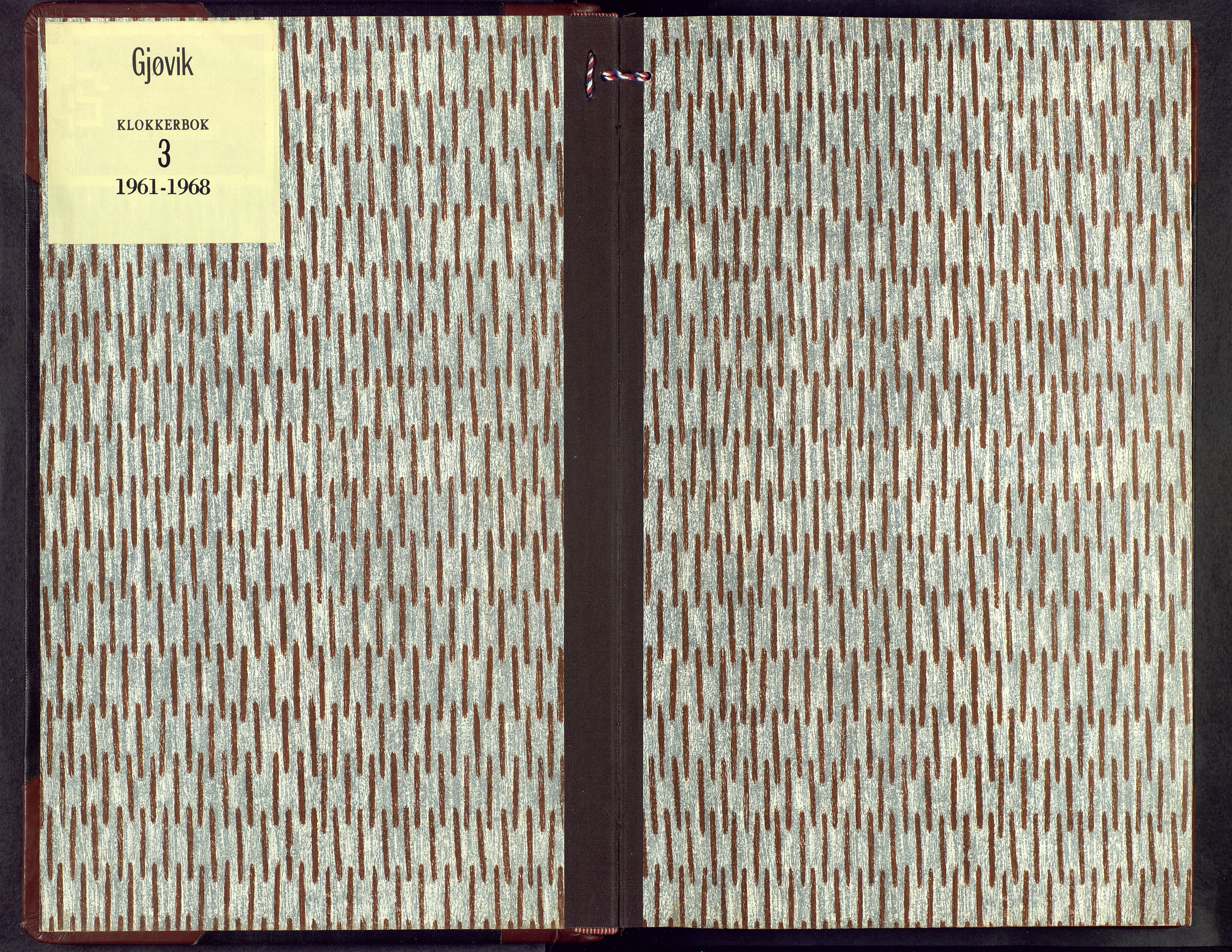 Gjøvik prestekontor, AV/SAH-PREST-098/H/Ha/Hab/L0003: Parish register (copy) no. 3, 1961-1968