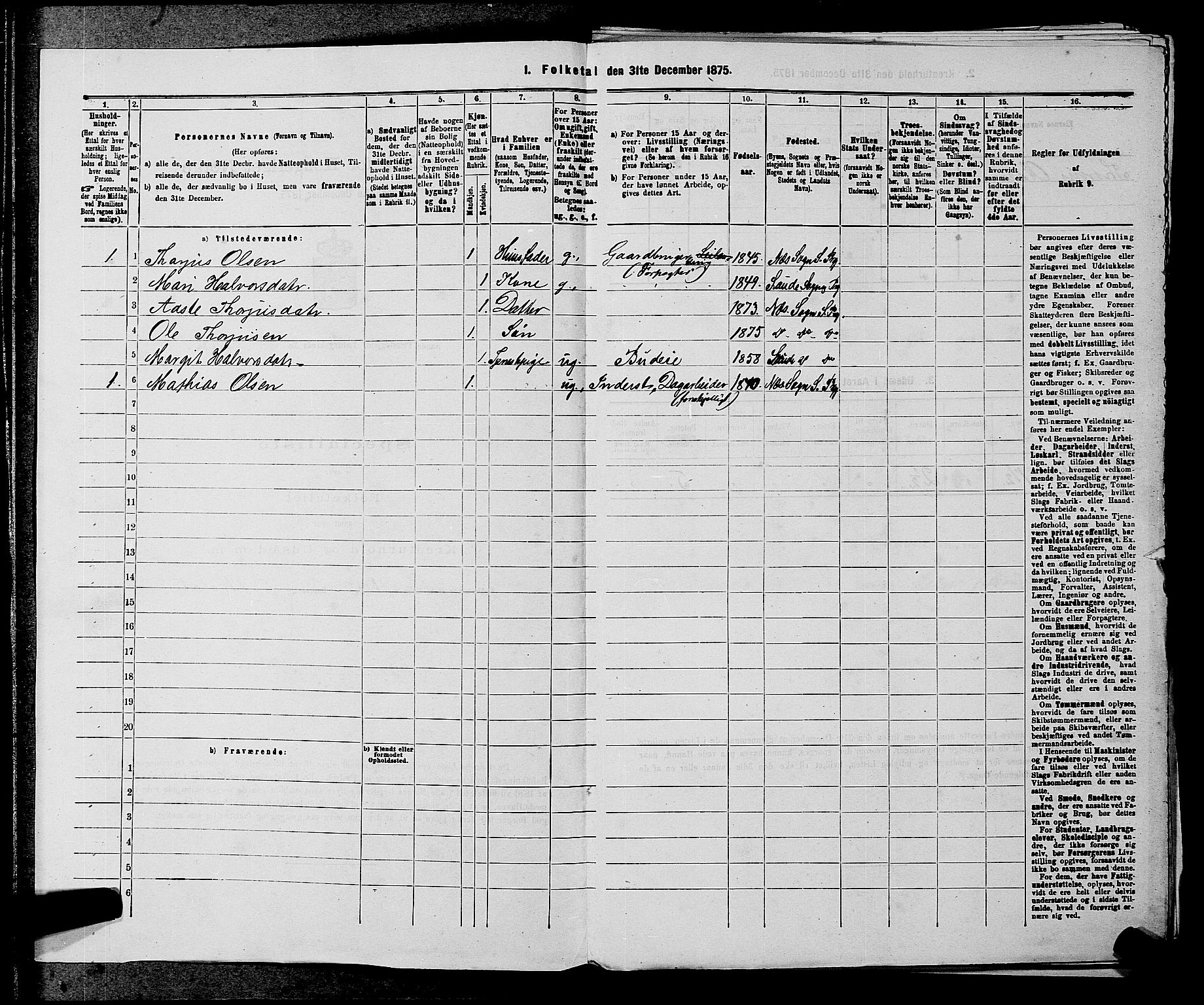 SAKO, 1875 census for 0822P Sauherad, 1875, p. 928