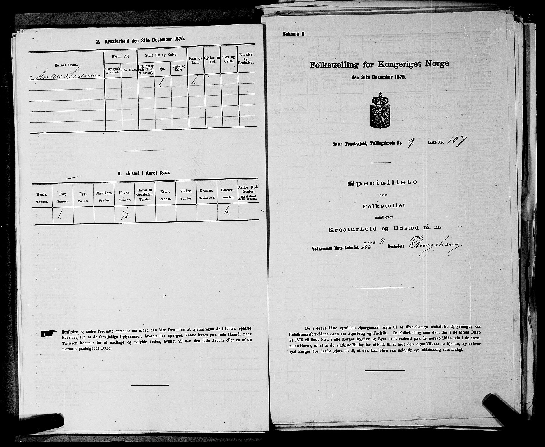 SAKO, 1875 census for 0721P Sem, 1875, p. 1526