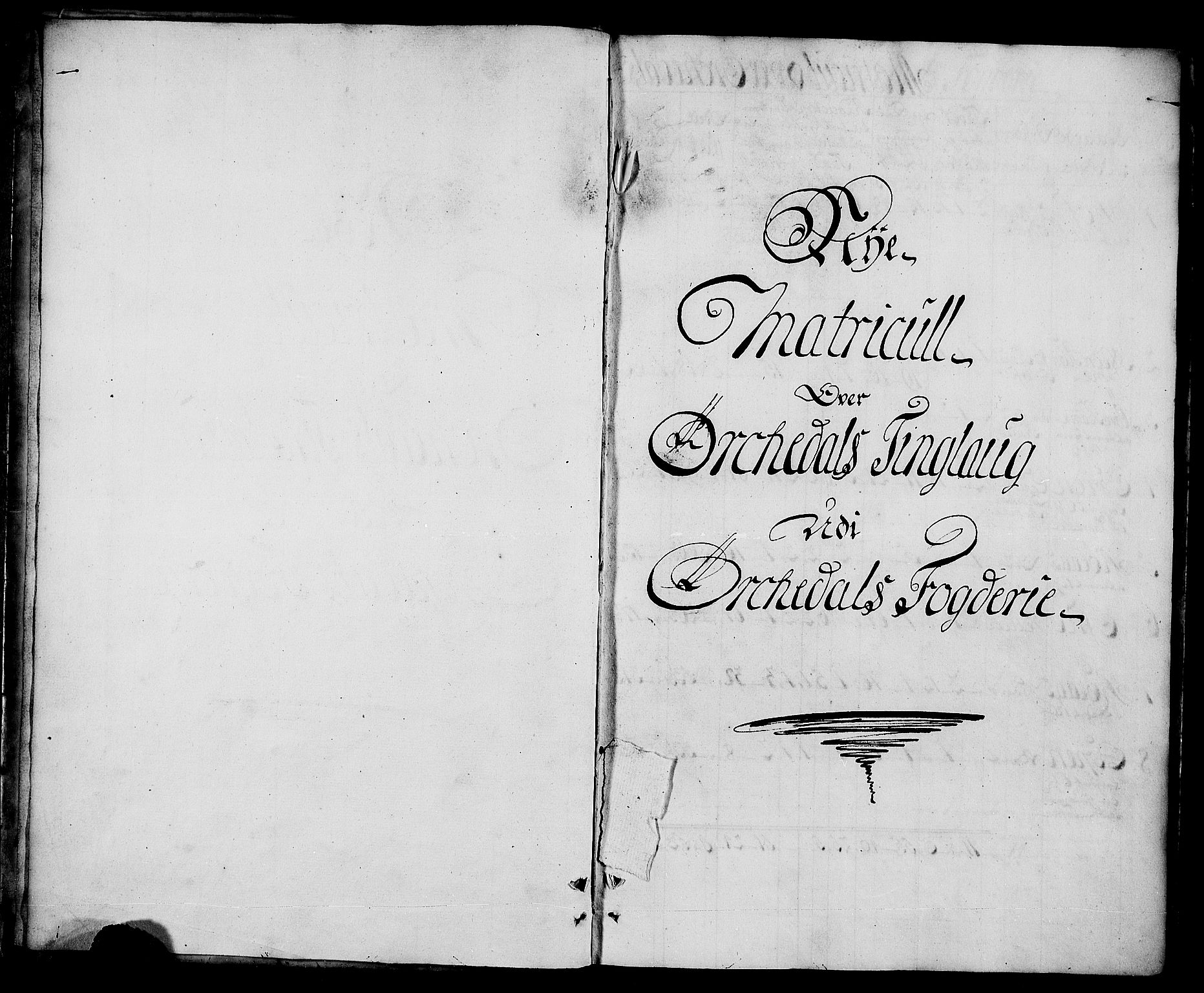 Rentekammeret inntil 1814, Realistisk ordnet avdeling, AV/RA-EA-4070/N/Nb/Nbf/L0157: Orkdal matrikkelprotokoll, 1723, p. 2