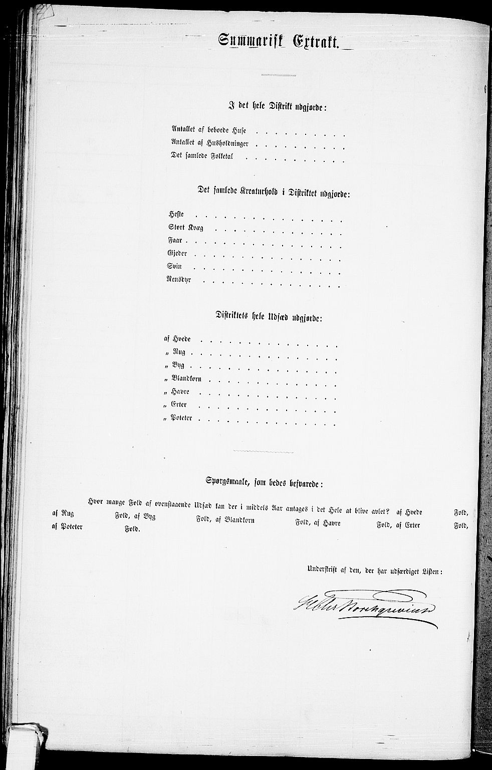 RA, 1865 census for Sande, 1865, p. 45