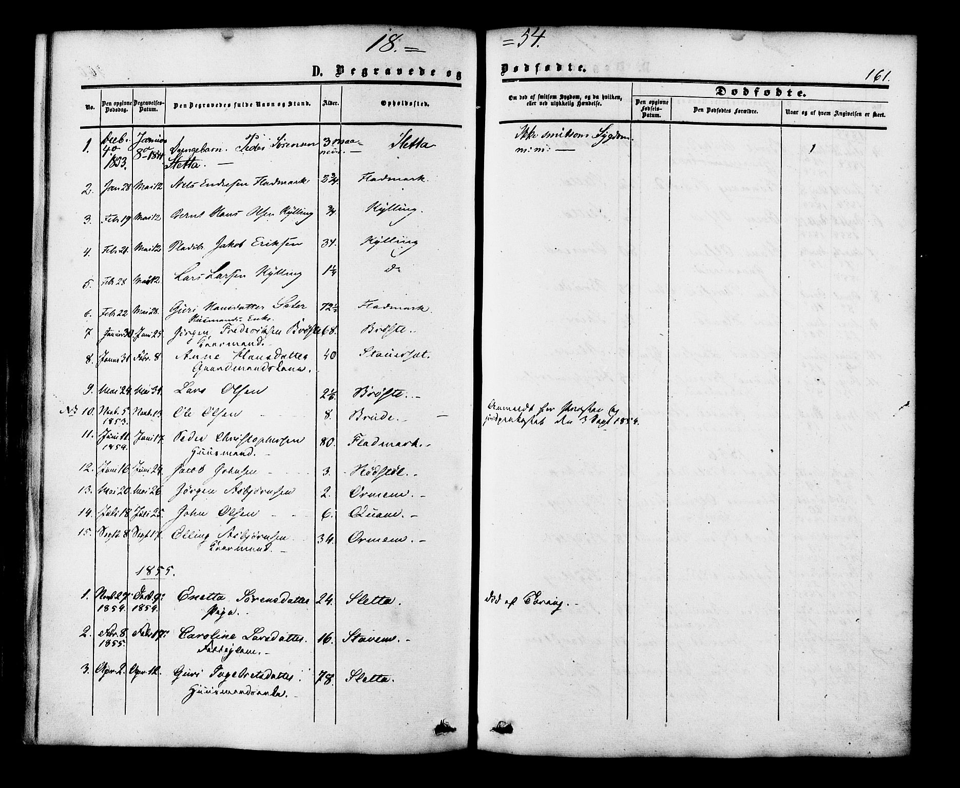 Ministerialprotokoller, klokkerbøker og fødselsregistre - Møre og Romsdal, AV/SAT-A-1454/546/L0594: Parish register (official) no. 546A02, 1854-1882, p. 161