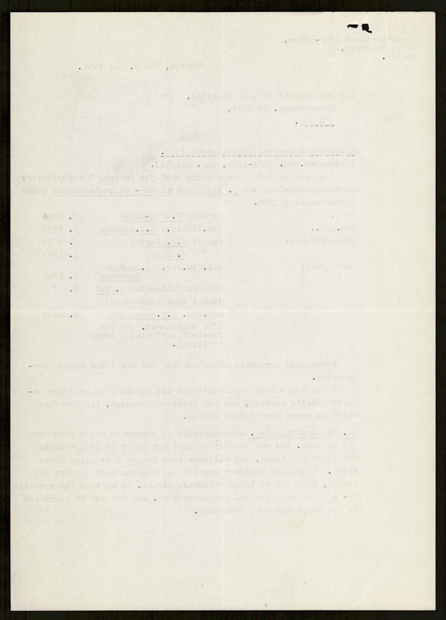 Forsvaret, Forsvarets krigshistoriske avdeling, AV/RA-RAFA-2017/Y/Yb/L0088: II-C-11-300-311  -  3. Divisjon., 1940, p. 371