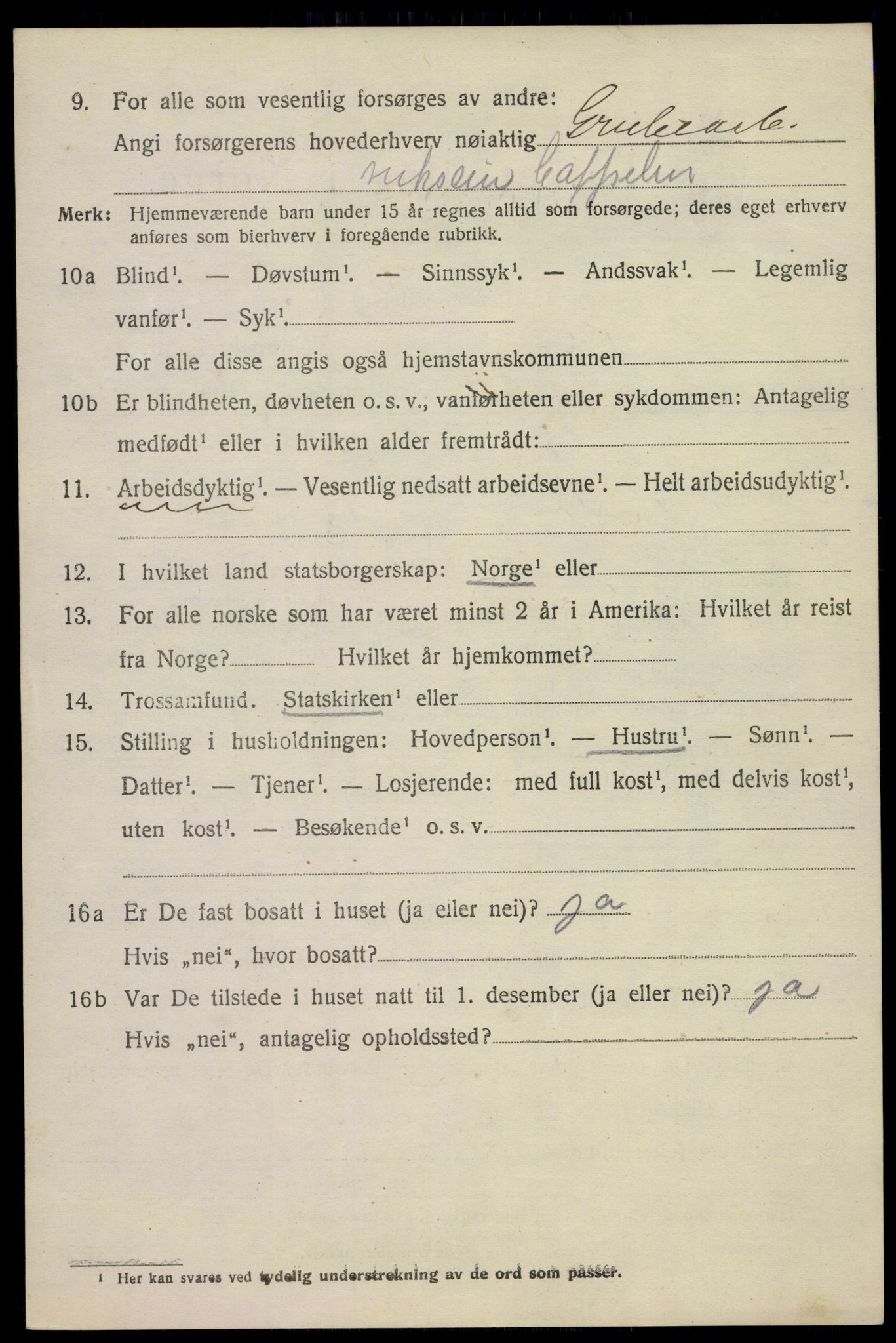 SAKO, 1920 census for Holla, 1920, p. 7114