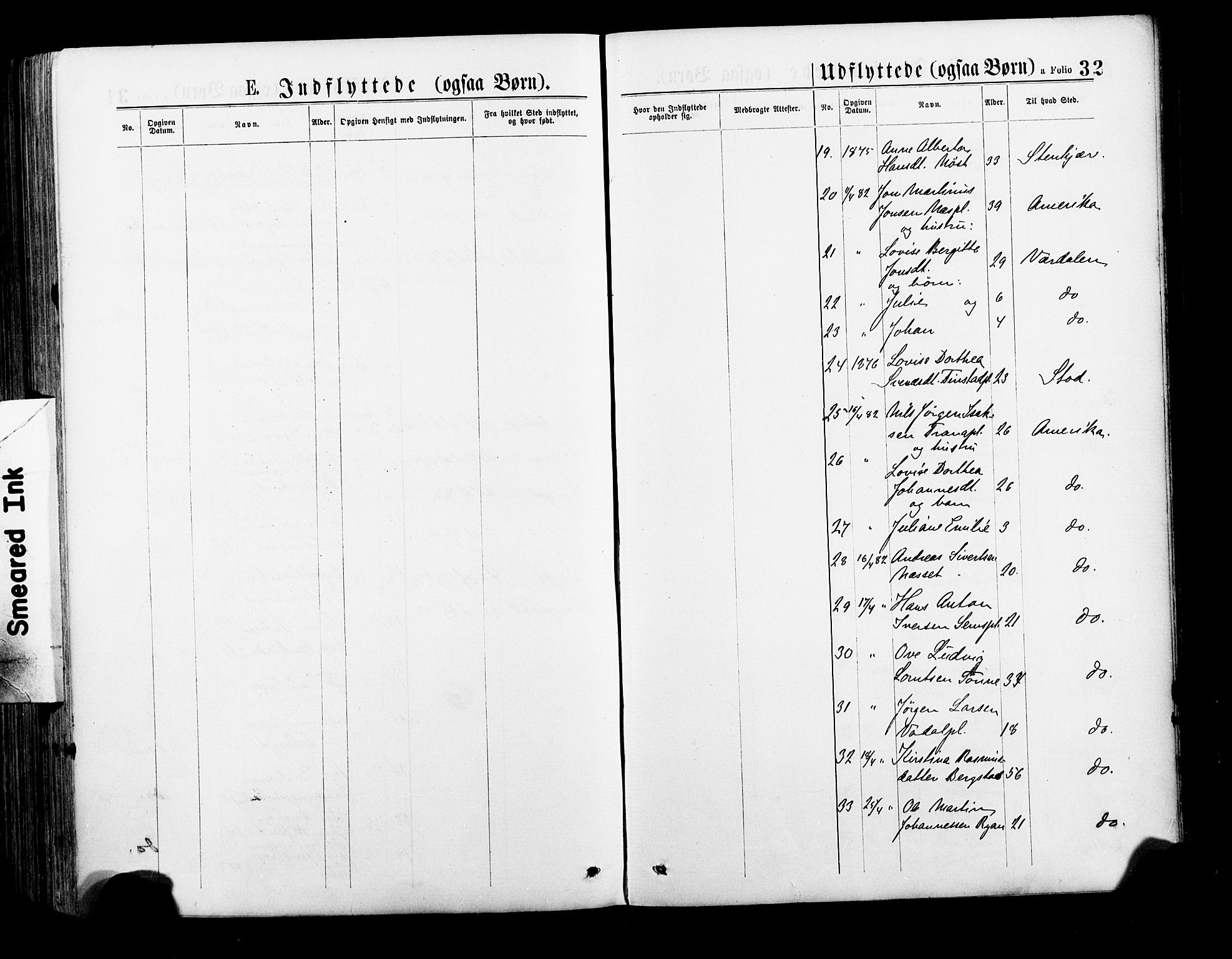 Ministerialprotokoller, klokkerbøker og fødselsregistre - Nord-Trøndelag, AV/SAT-A-1458/735/L0348: Parish register (official) no. 735A09 /1, 1873-1883, p. 32