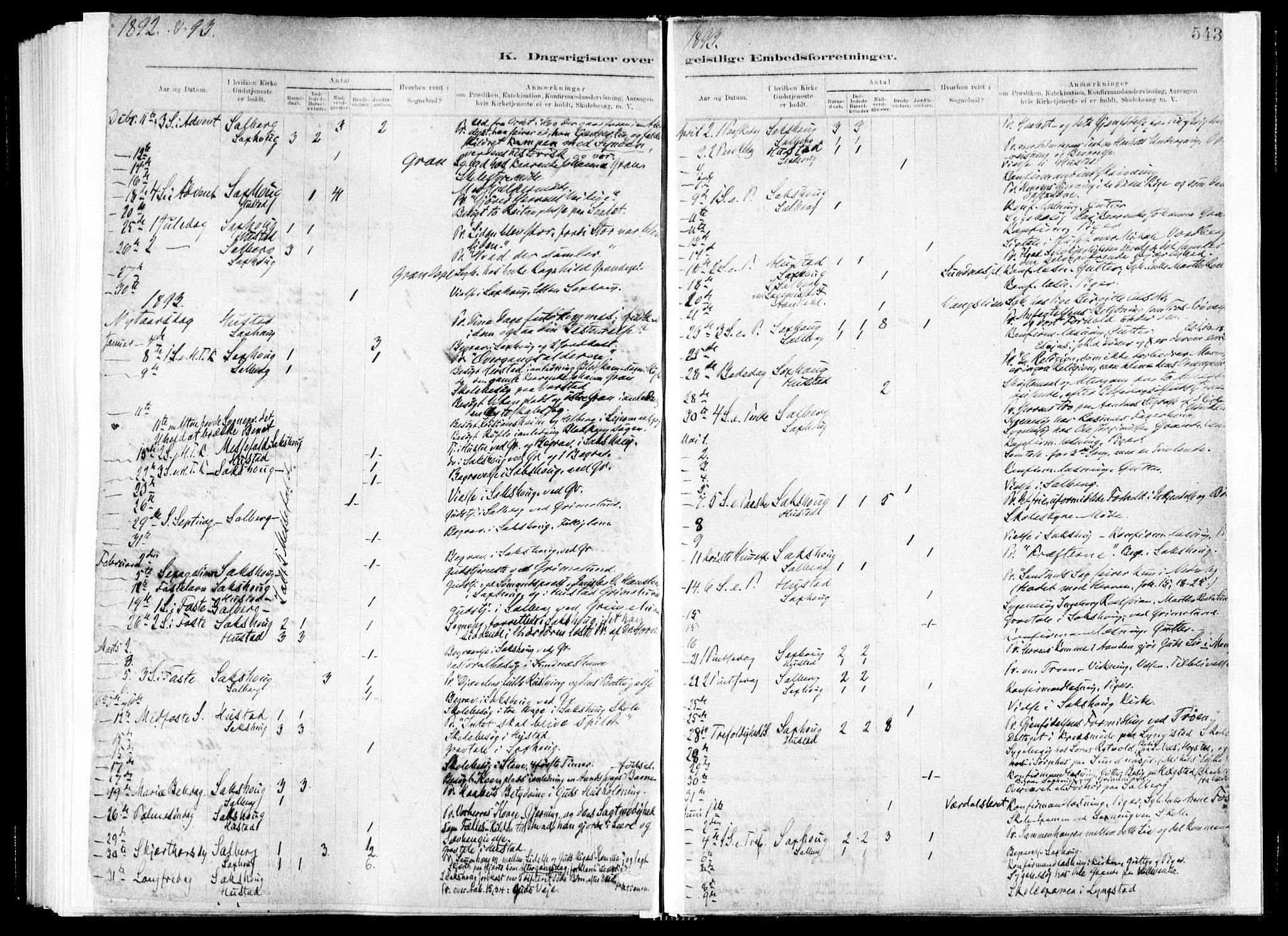 Ministerialprotokoller, klokkerbøker og fødselsregistre - Nord-Trøndelag, SAT/A-1458/730/L0285: Parish register (official) no. 730A10, 1879-1914, p. 543