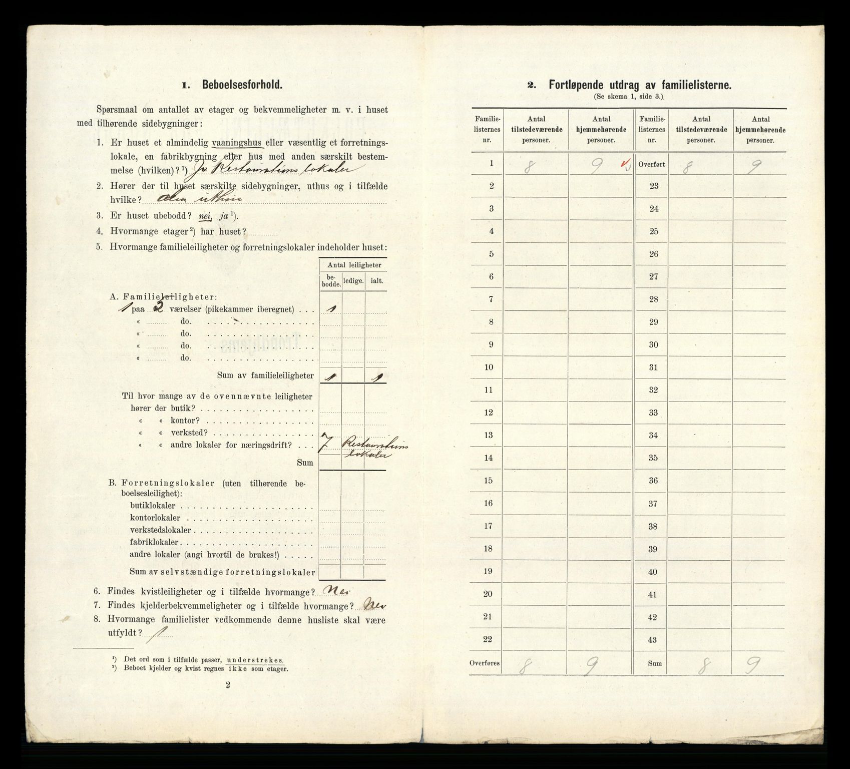 RA, 1910 census for Trondheim, 1910, p. 8074