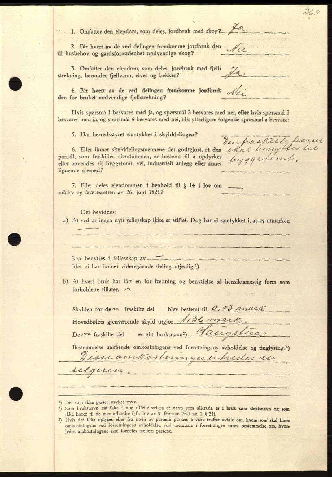 Nordmøre sorenskriveri, AV/SAT-A-4132/1/2/2Ca: Mortgage book no. A87, 1939-1940, Diary no: : 2721/1939