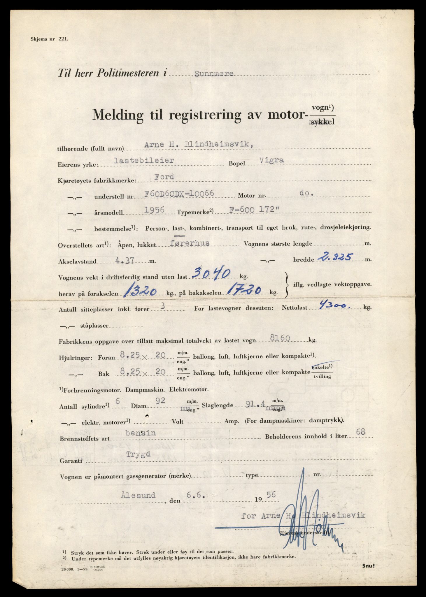 Møre og Romsdal vegkontor - Ålesund trafikkstasjon, AV/SAT-A-4099/F/Fe/L0035: Registreringskort for kjøretøy T 12653 - T 12829, 1927-1998, p. 779