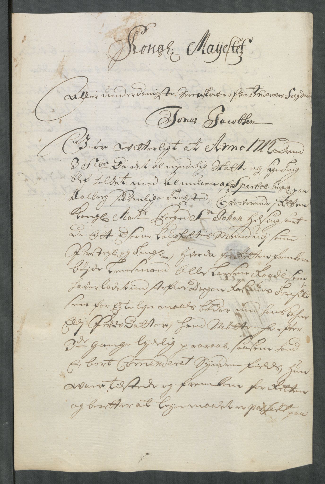 Rentekammeret inntil 1814, Reviderte regnskaper, Fogderegnskap, AV/RA-EA-4092/R63/L4320: Fogderegnskap Inderøy, 1712, p. 219