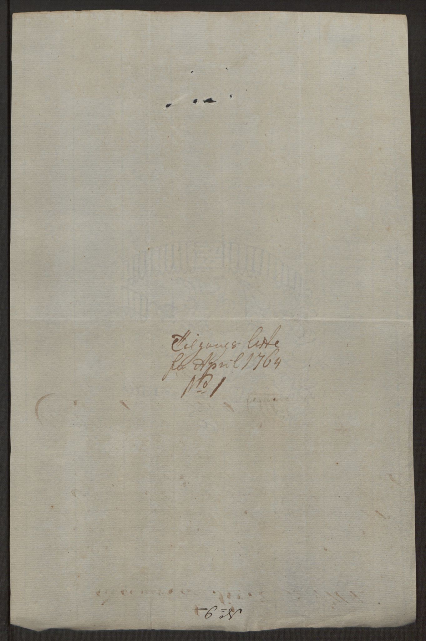 Rentekammeret inntil 1814, Reviderte regnskaper, Byregnskaper, AV/RA-EA-4066/R/Rm/L0265/0001: [M6] Kontribusjonsregnskap / Ekstraskatt, 1762-1764, p. 256