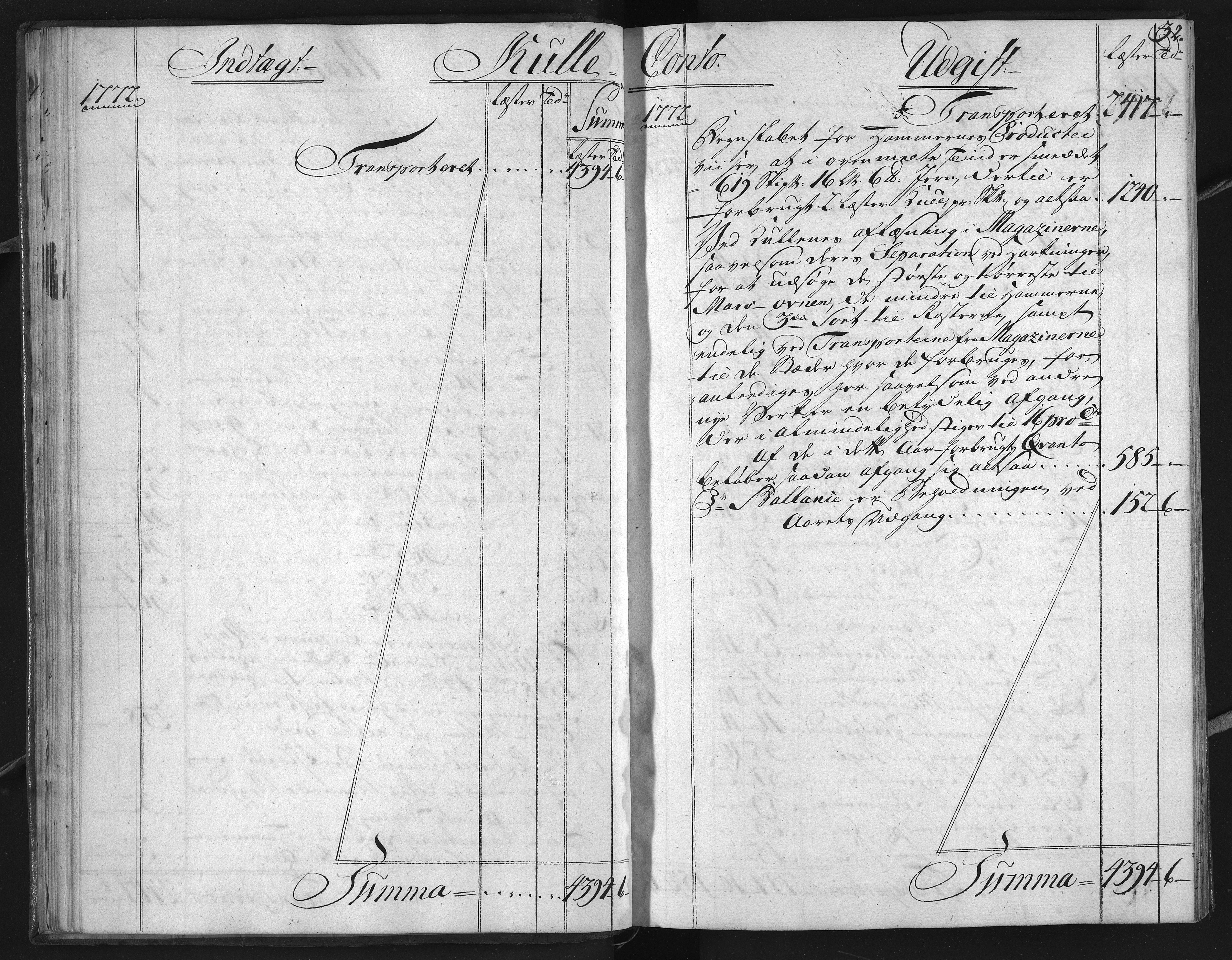 Froland Verk, AAKS/DA-1023/1/01/L0005: Regnskap for Frolands Jernverk, 1772-1779, p. 32