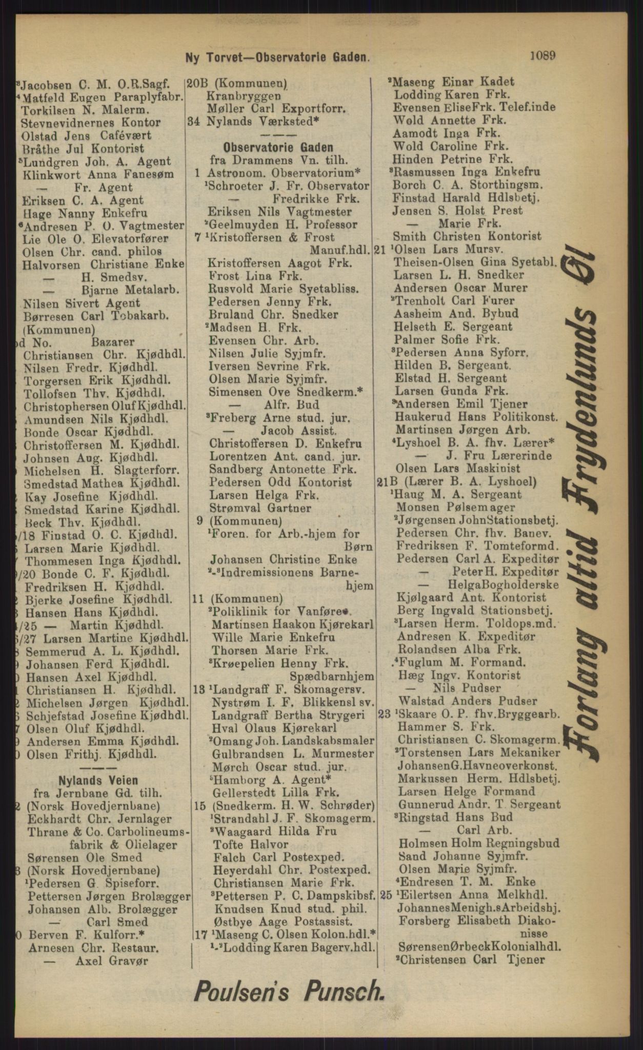 Kristiania/Oslo adressebok, PUBL/-, 1903, p. 1089