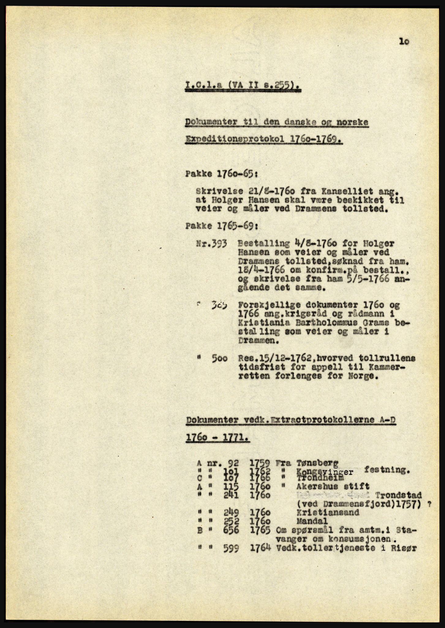 Riksarkivet, Seksjon for eldre arkiv og spesialsamlinger, AV/RA-EA-6797/H/Ha, 1953, p. 10
