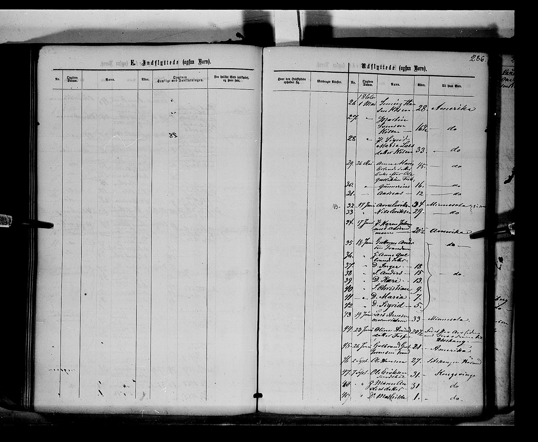 Eidskog prestekontor, AV/SAH-PREST-026/H/Ha/Haa/L0001: Parish register (official) no. 1, 1860-1867, p. 286