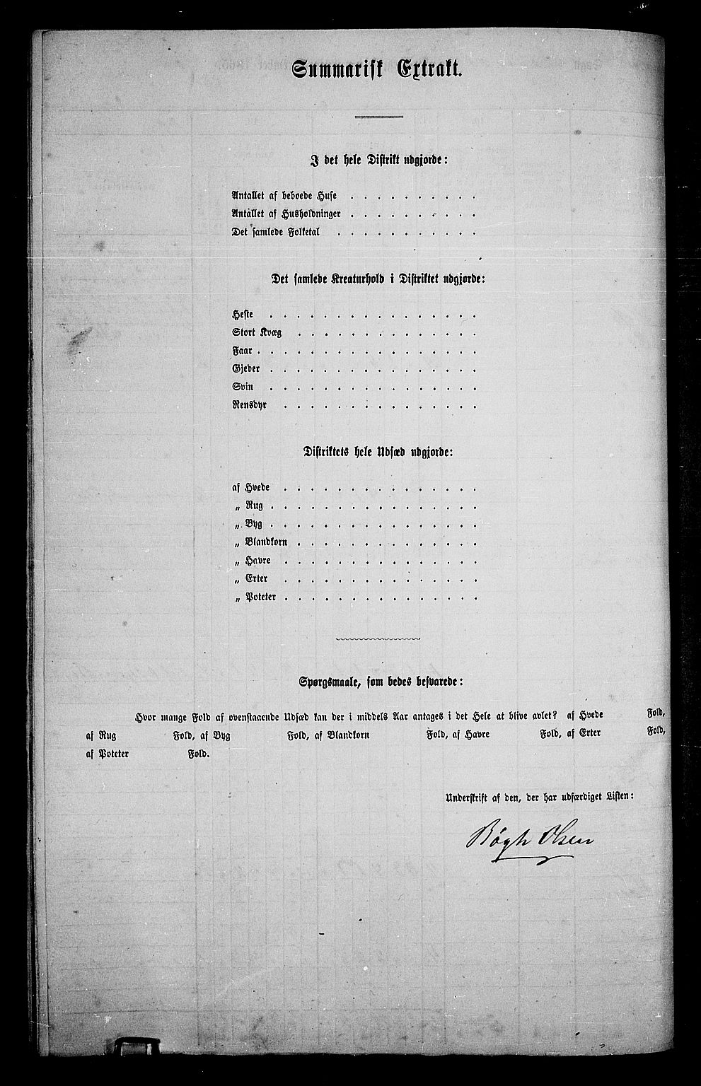 RA, 1865 census for Åsnes, 1865, p. 141