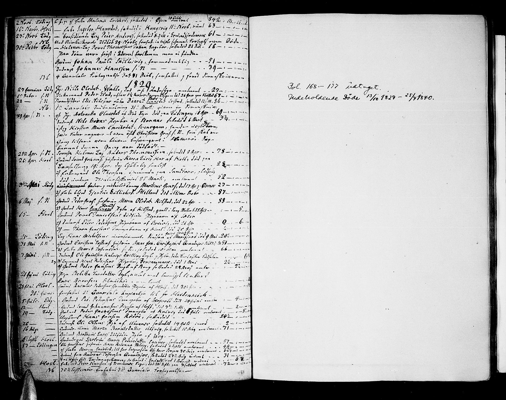 Ministerialprotokoller, klokkerbøker og fødselsregistre - Nordland, AV/SAT-A-1459/872/L1031: Parish register (official) no. 872A06, 1787-1829, p. 168